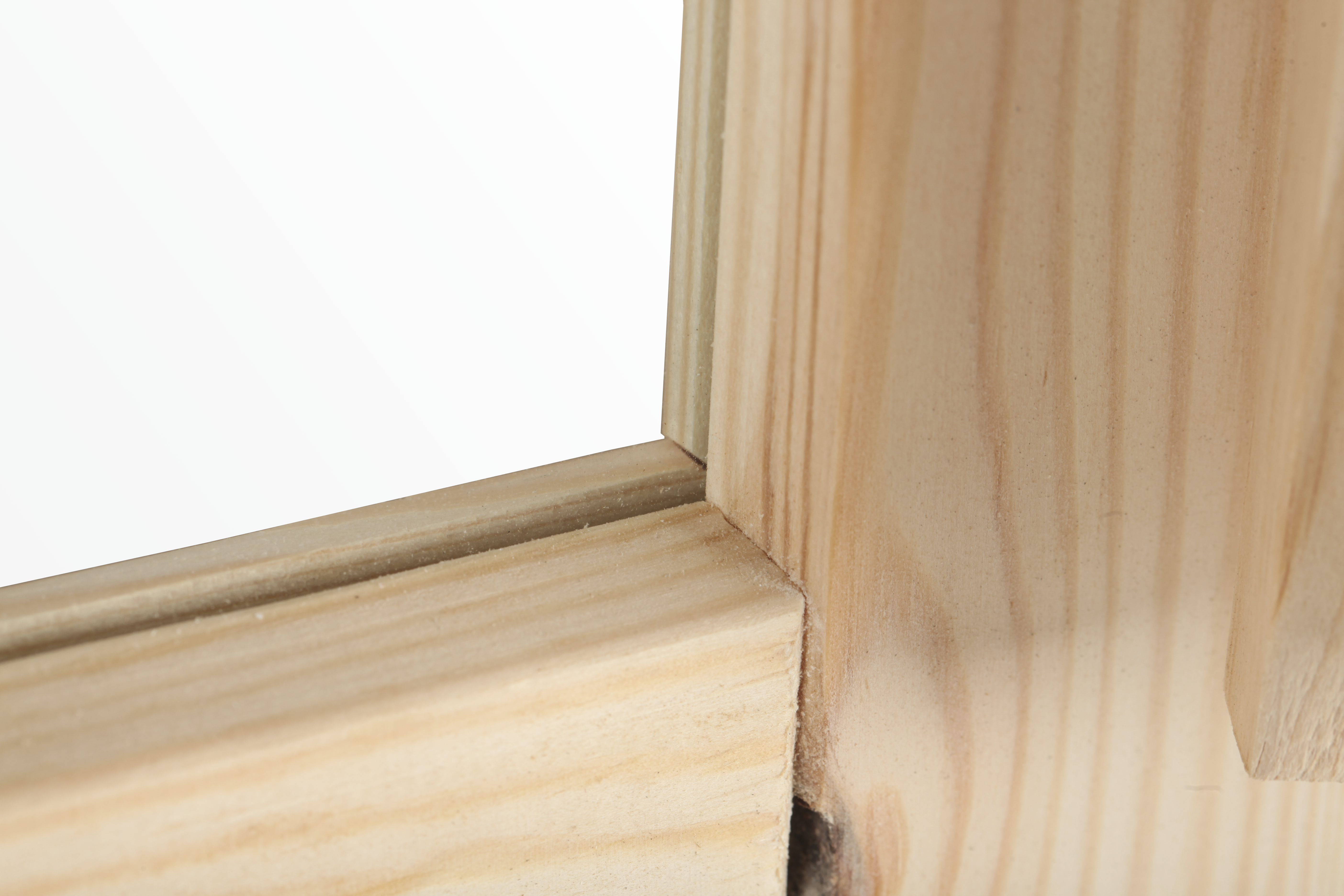 Balconera madera de pino basic practicable con postigo de 100x210 cm(anchoxalto) - 5