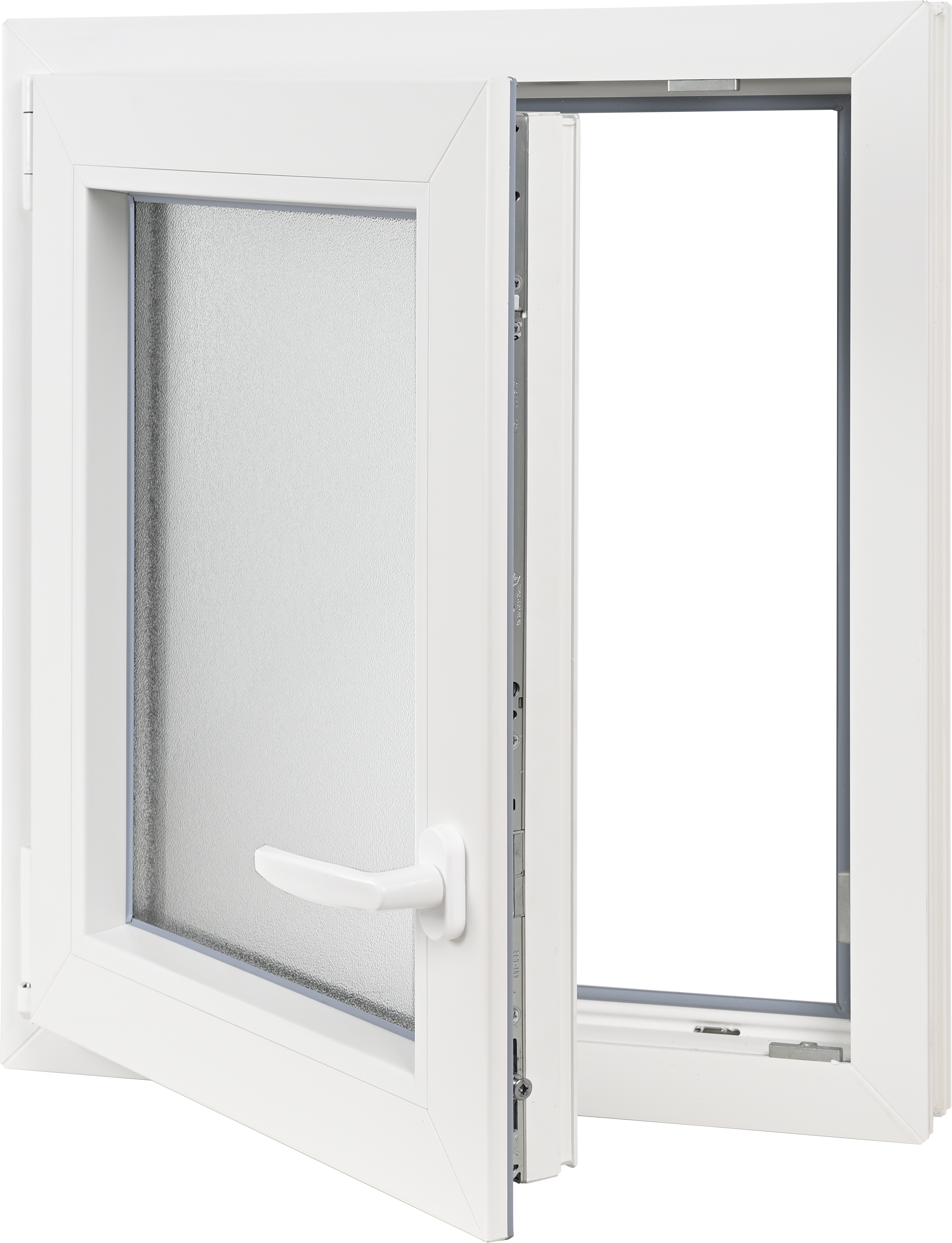 Ventana PVC blanca oscilobatiente 60X70 cm - 7