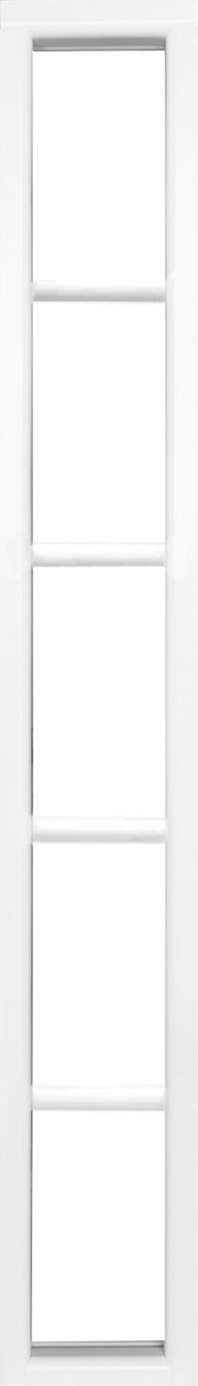 Fijo lateral saga separador sin cristal 30x210 blanco