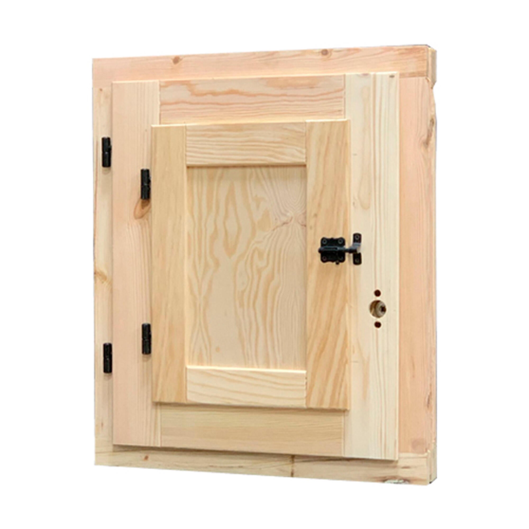 Ventana de madera 50x60 cm cristal doble climalit - 2