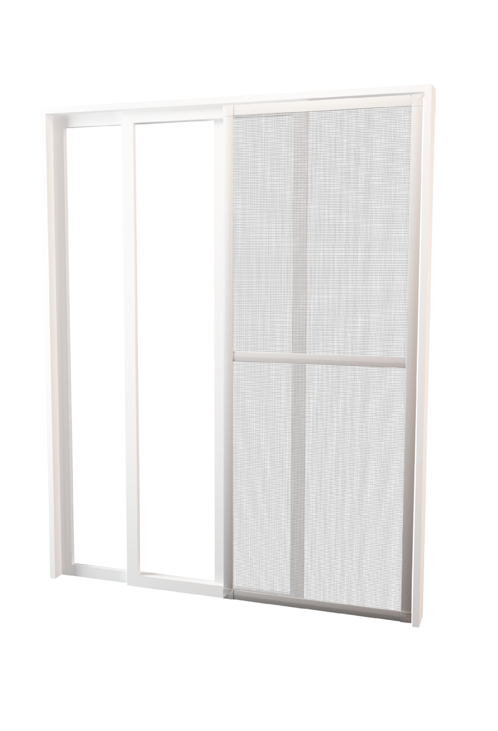 Mosquitera corredera 100x220cm aluminio recortable blanco para puerta tela fibra de vidrio - 5