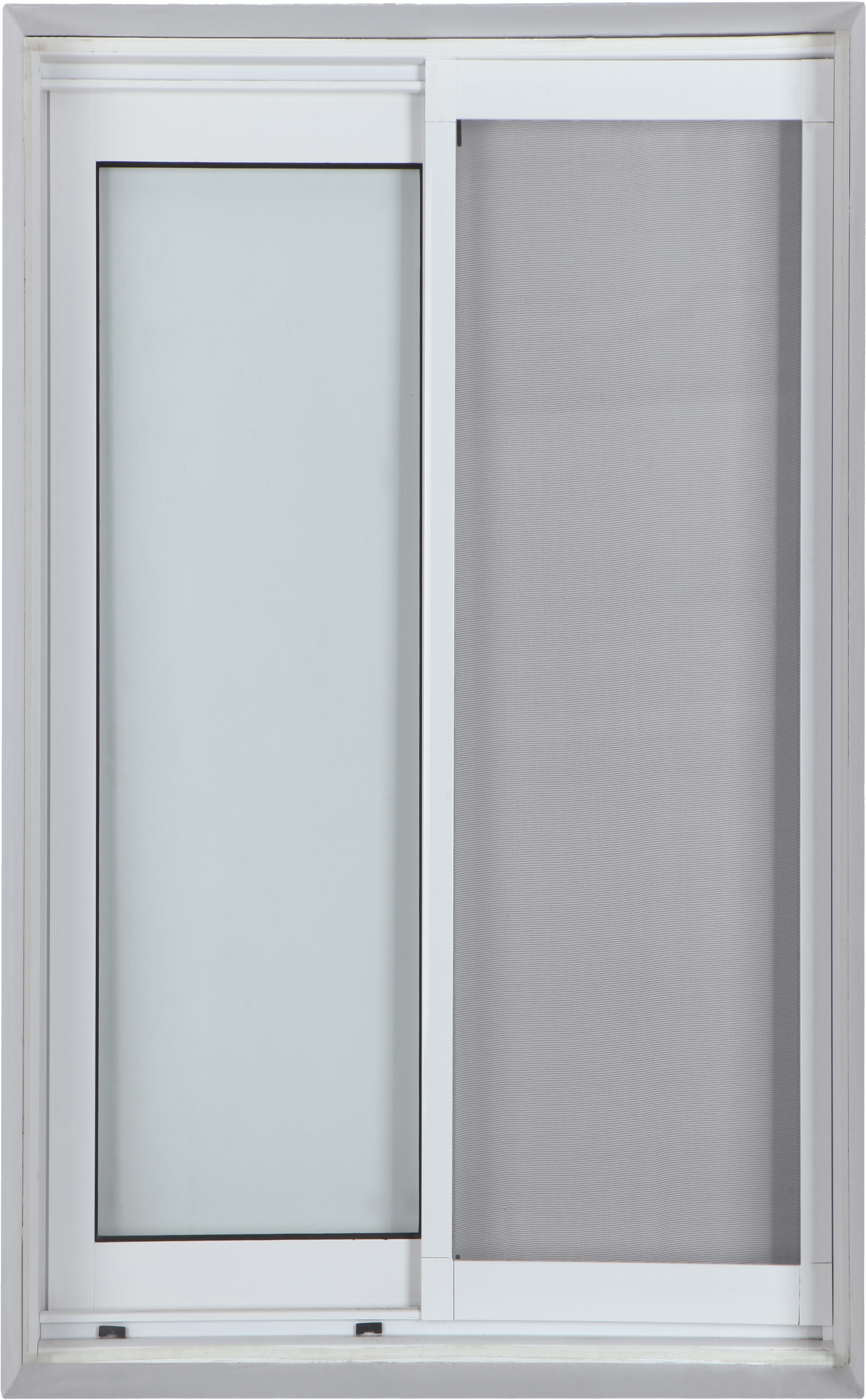 Mosquitera corredera 100x220cm aluminio recortable blanco para puerta tela fibra de vidrio - 4