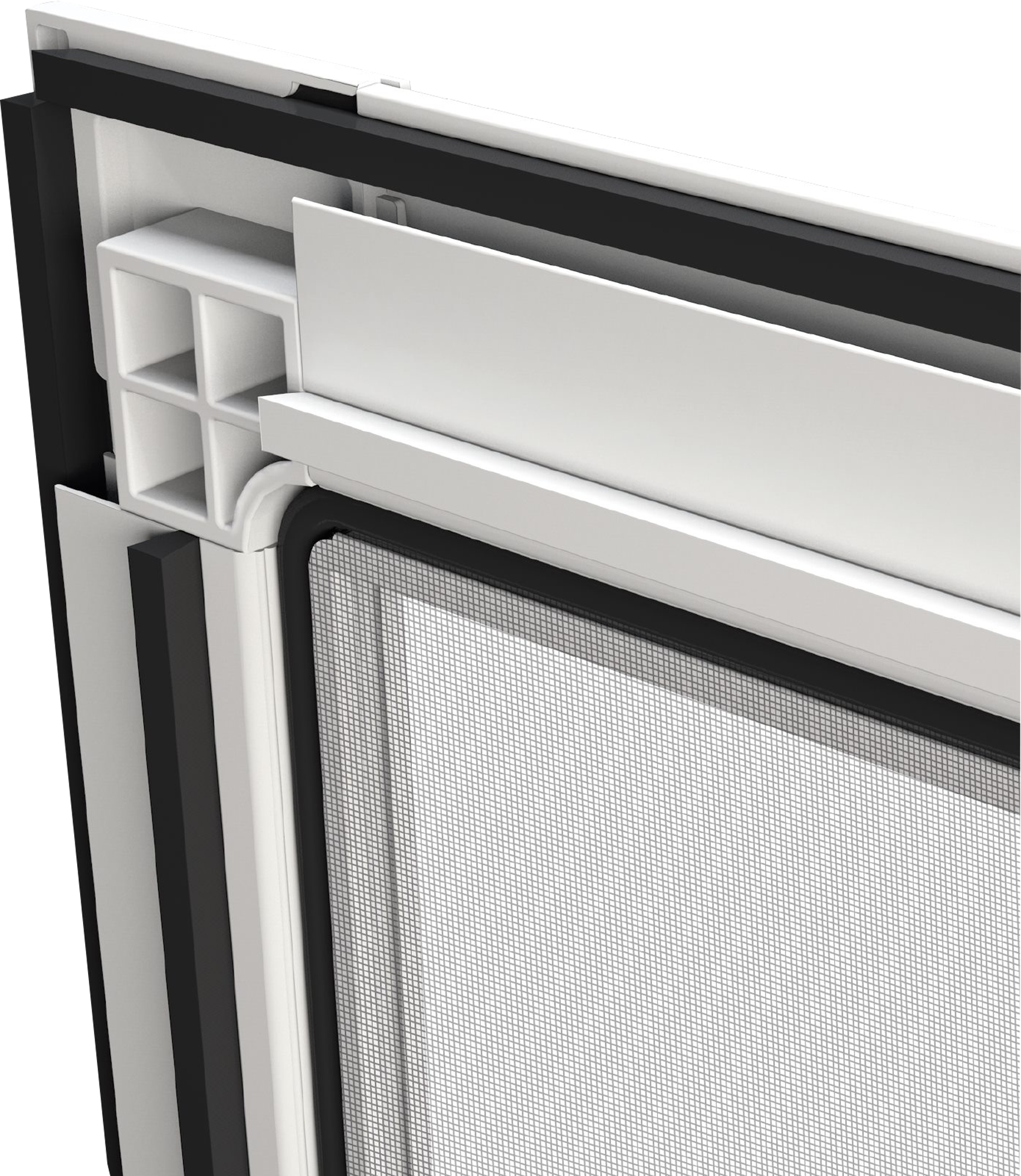 Mosquitera corredera 100x220cm aluminio recortable blanco para puerta tela fibra de vidrio - 10