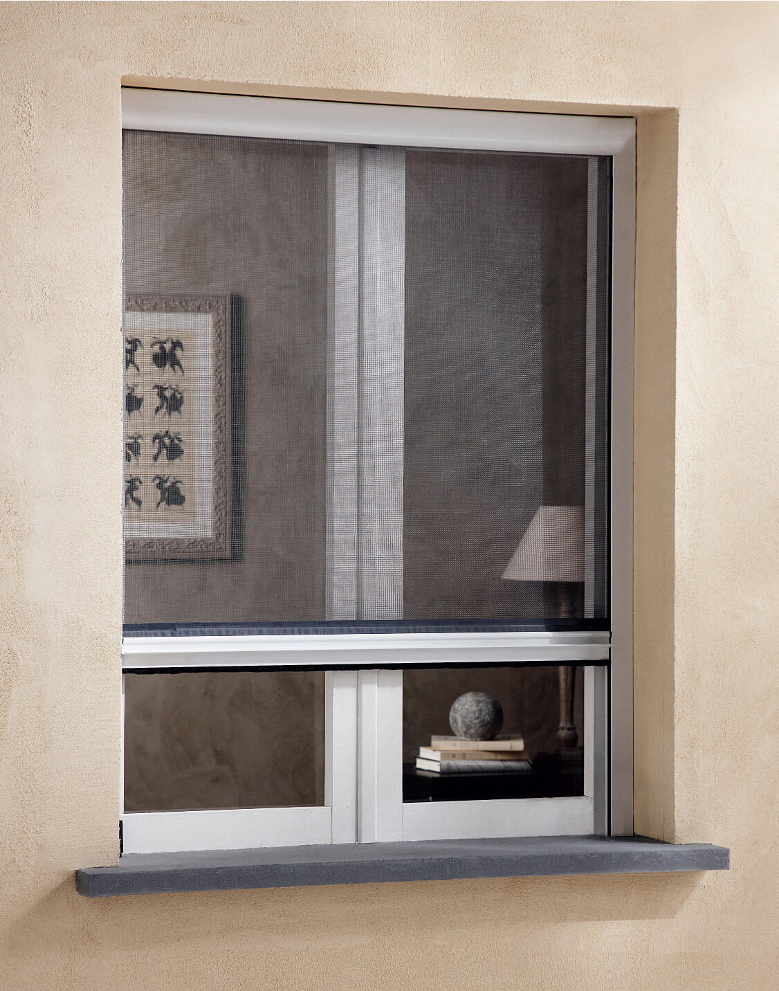 Rede mosquiteira rolante para janela Isoxa 100X100 cm branco - 4