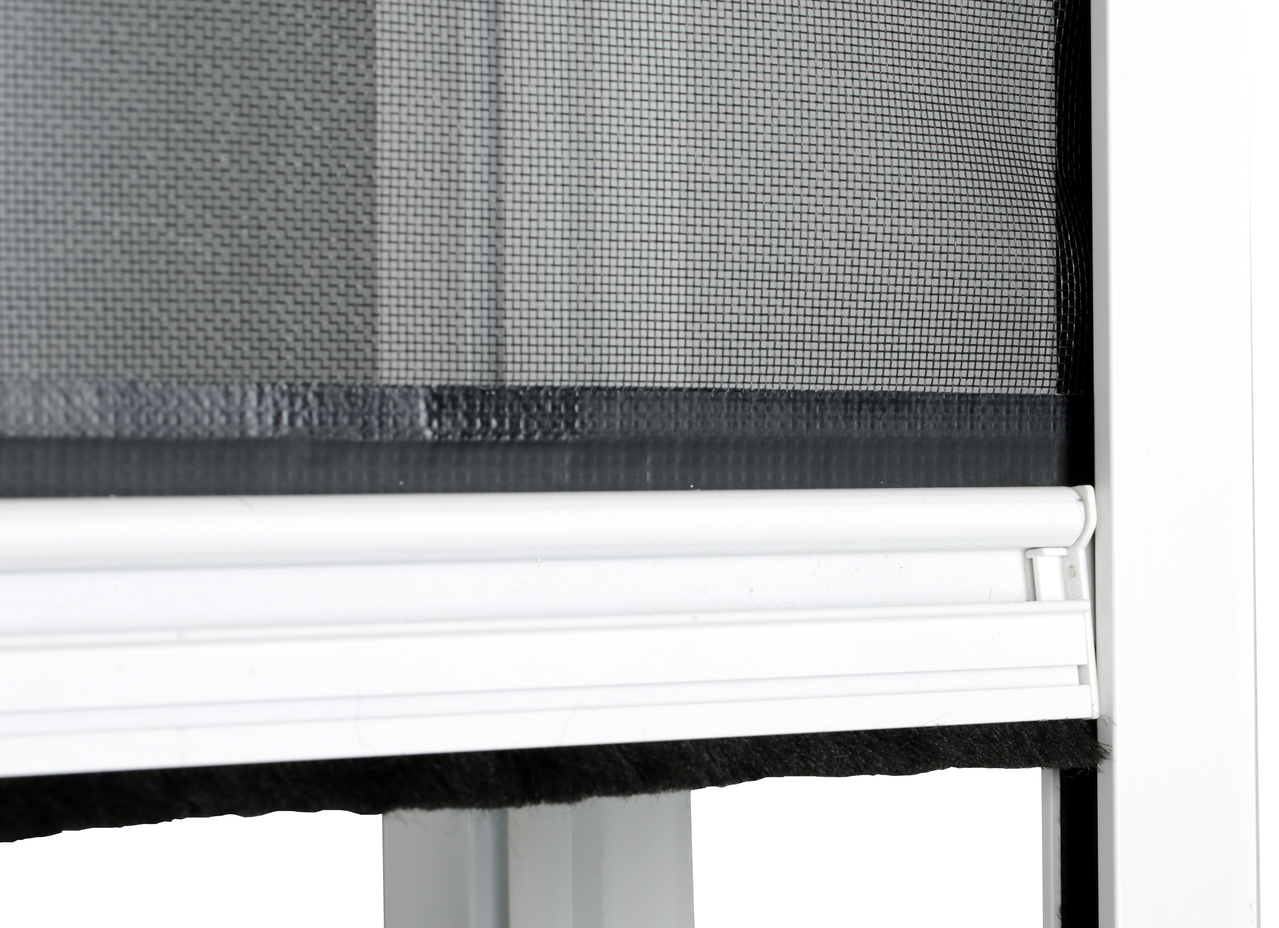Mosquitera enrollable vertical 100x230cm aluminio recortable blanco para puerta tela fibra de vidrio negra Isoxa - 13