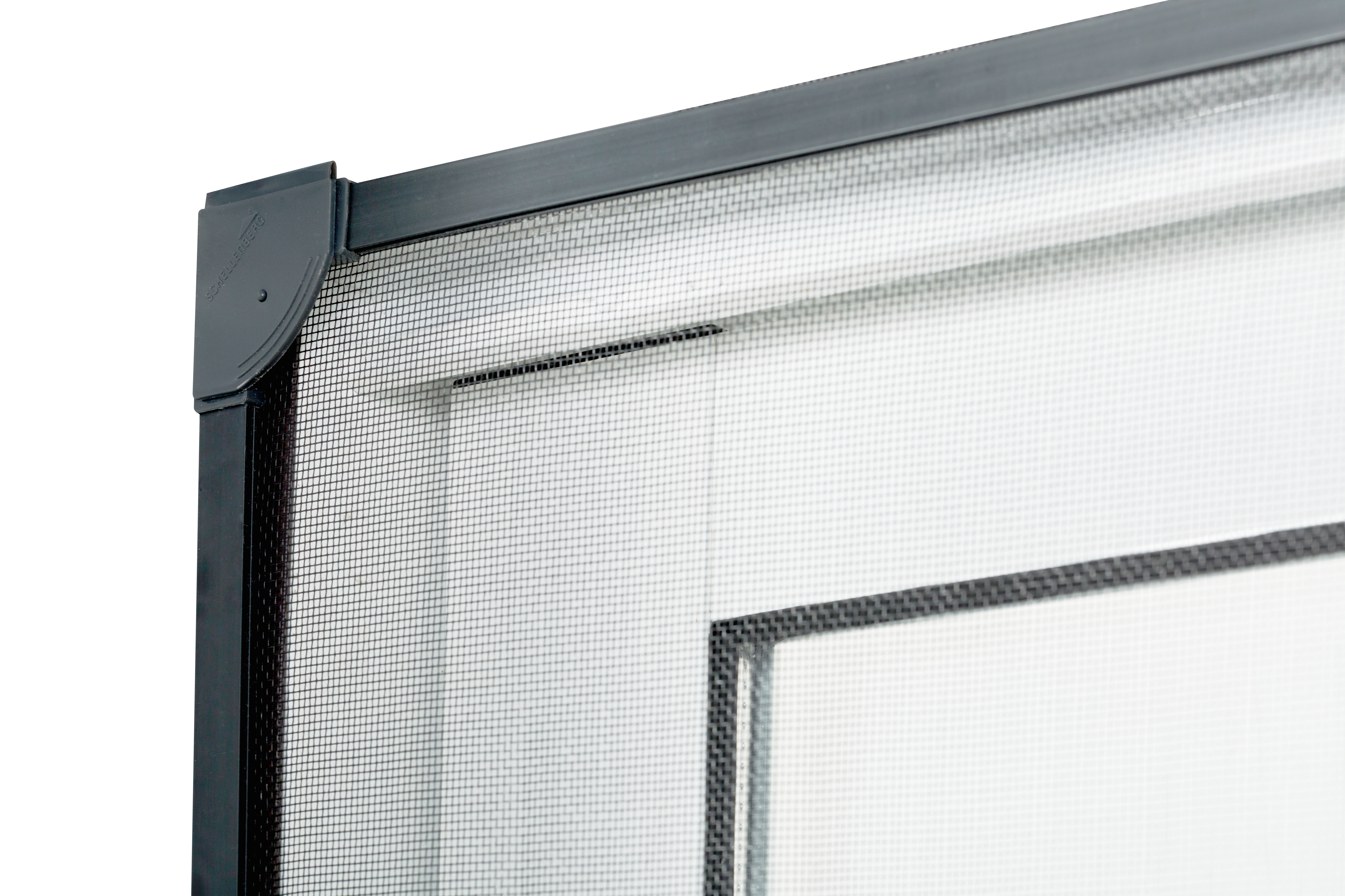 Mosquitera fija 100x120cm flexible mágnetica de pvc gris recortable para ventana tela fibra vidrio negra - 9