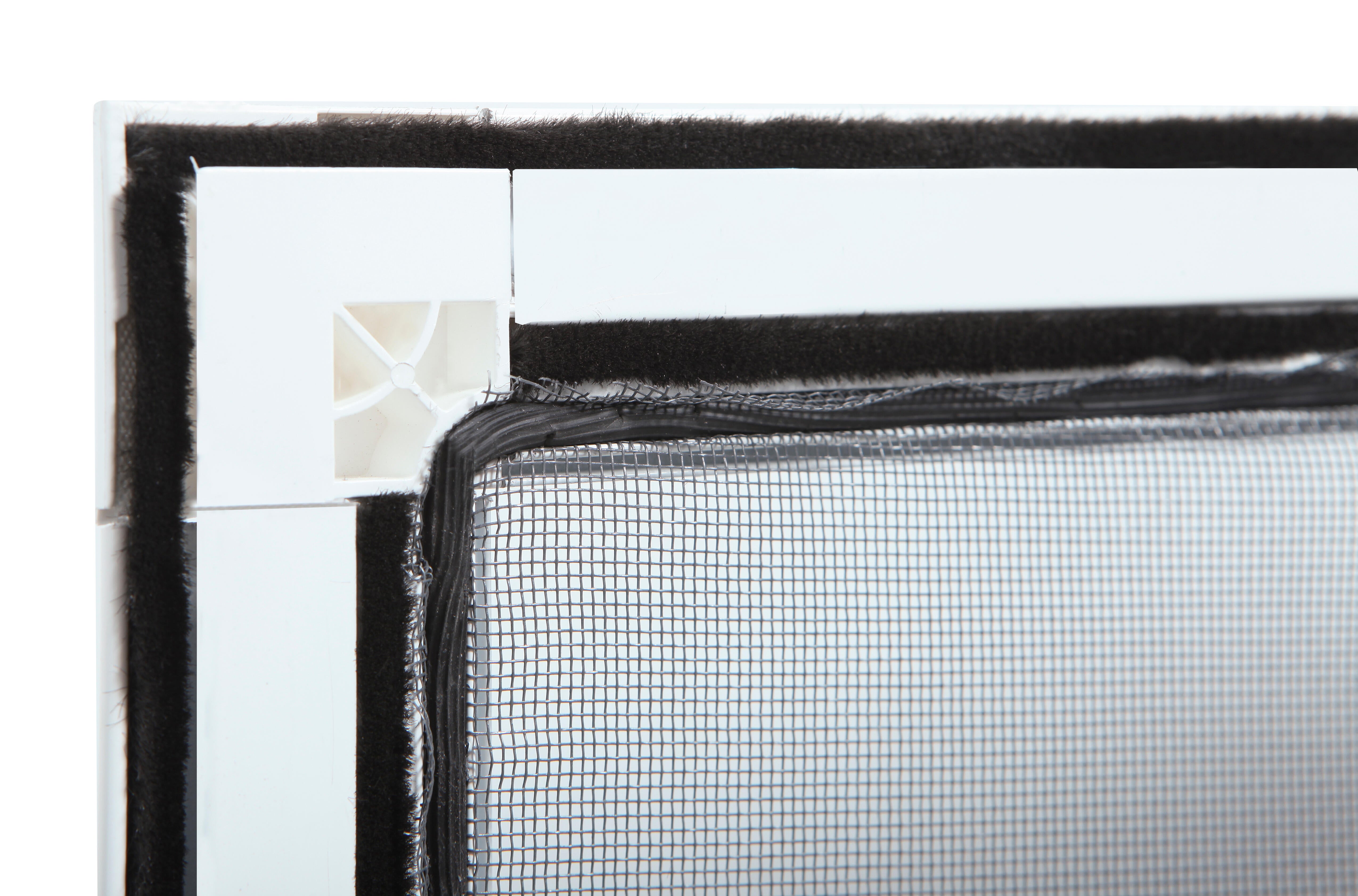 Mosquitera corredera 70x130cm aluminio recortable blanco para ventana tela fibra de vidrio Isoxa - 15