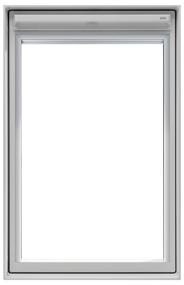 Pack de ventana de techo de vidrio blanco GGUMK040076F21 por rotación eléct de 78x98cm con tapajuntas
