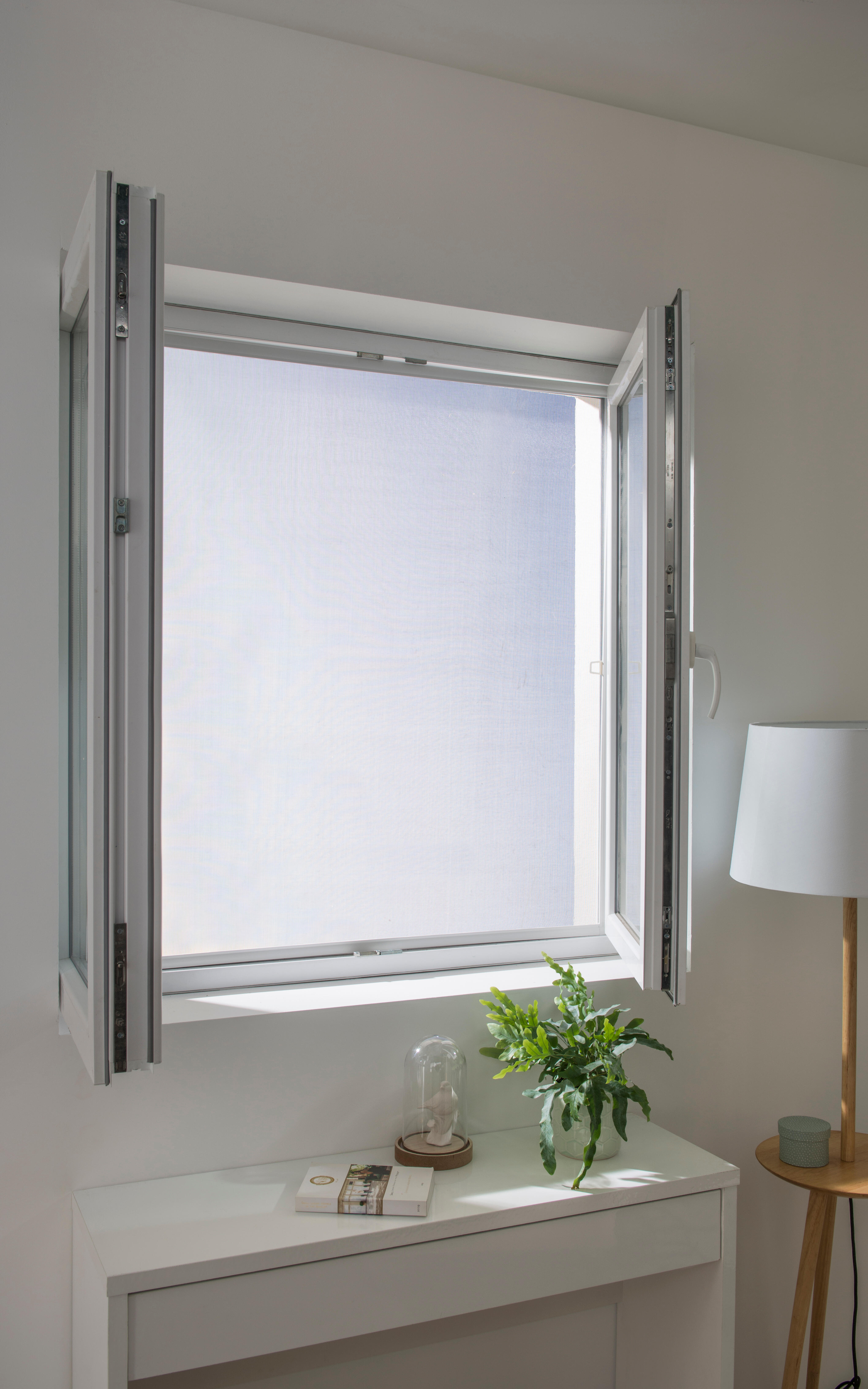 Rede mosquiteira para janela Isoxa 100X100 cm branco - 2