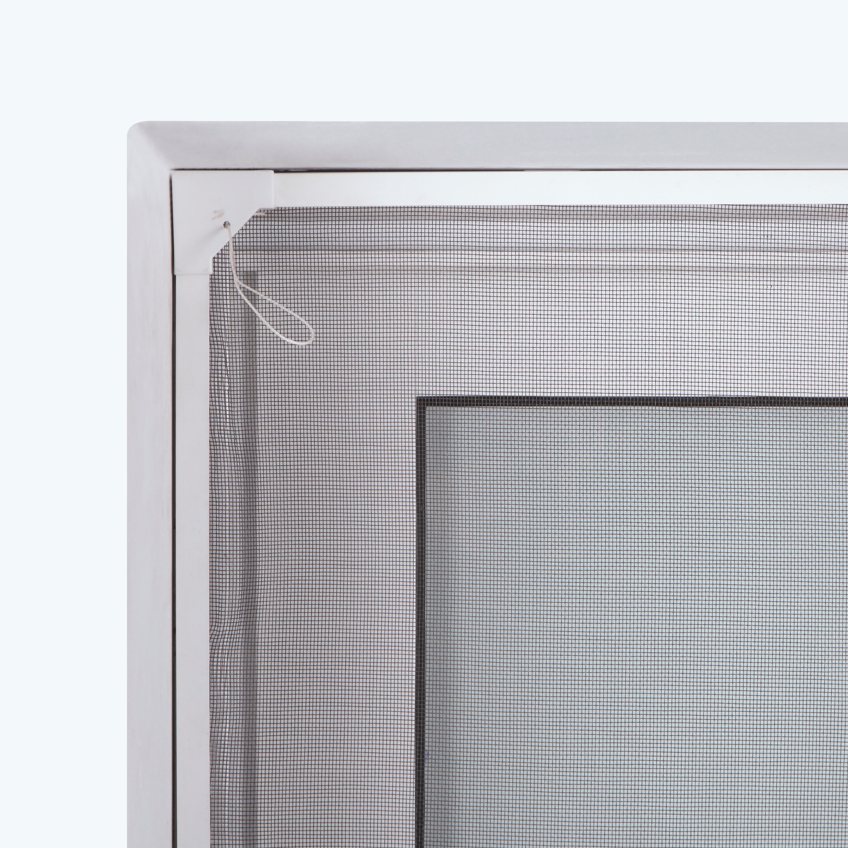 Mosquitera fija 100x120cm flexible magnética de pvc blanco recortable para ventana tela fibra de vidrio negra - 9