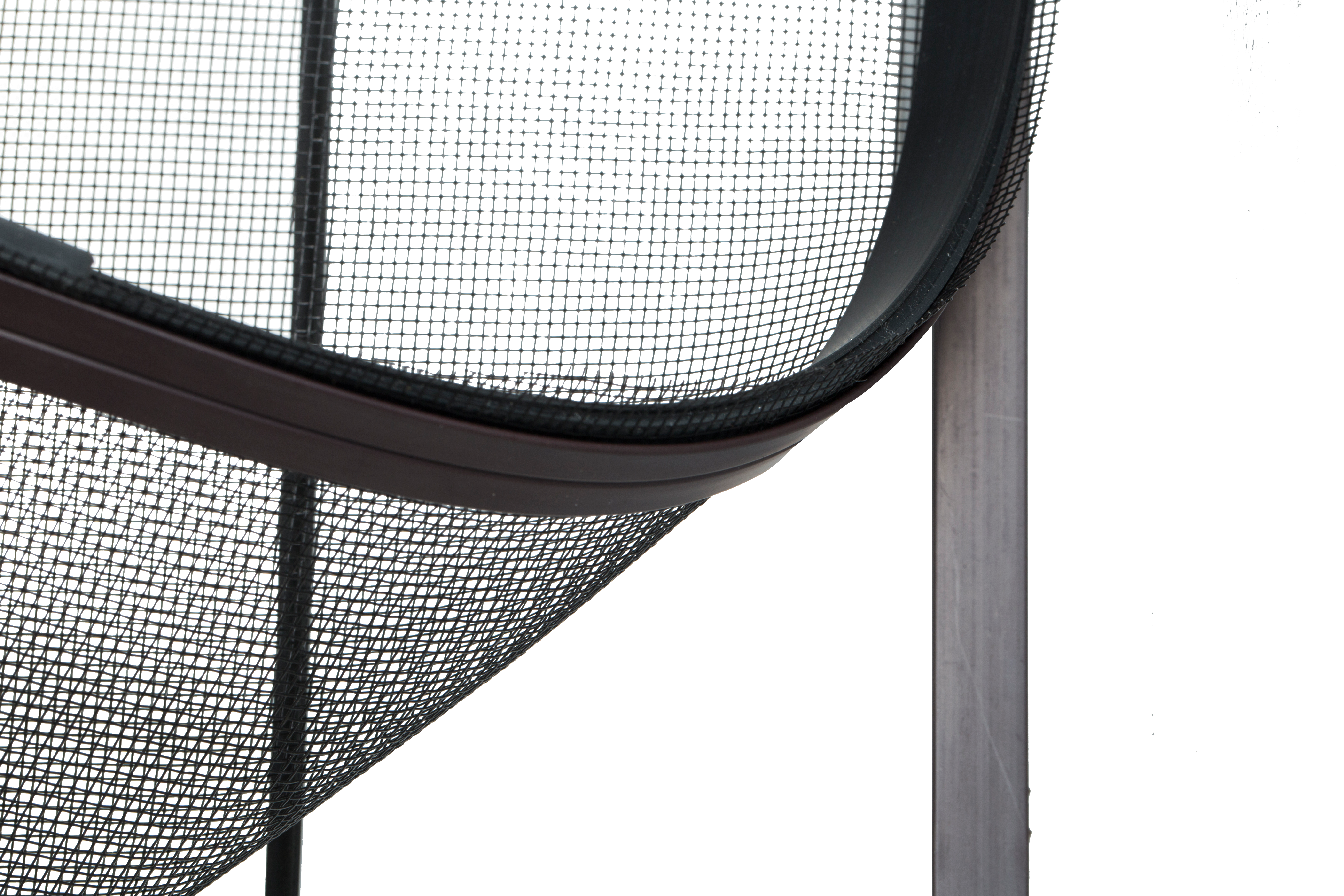 Mosquitera fija 100x120cm flexible mágnetica de pvc gris recortable para ventana tela fibra vidrio negra - 4