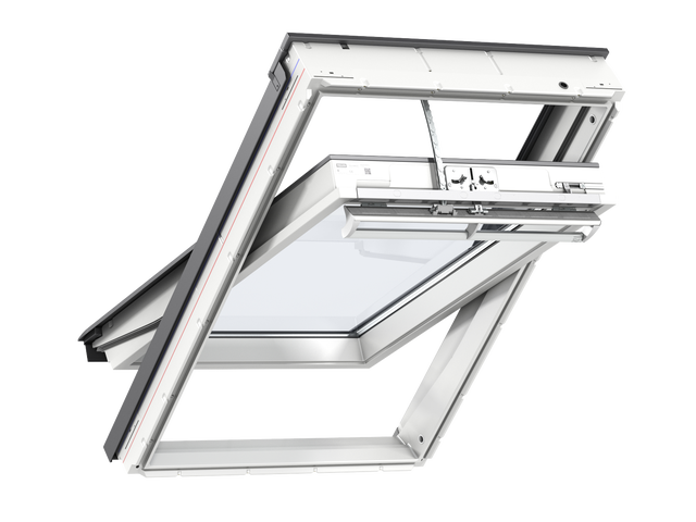 Finestra da tetto (faccia inclinata) VELUX GGL PK06 007021 elettrico L 94 x H 118 cm bianco