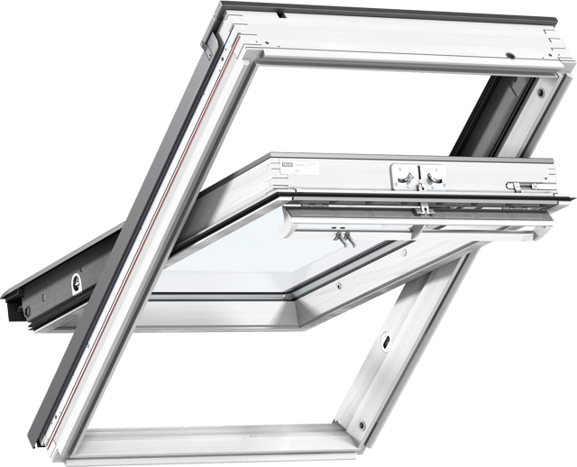 Finestra da tetto (faccia inclinata) VELUX GGU CK06 0070 manuale L 55 x H 118 cm bianco