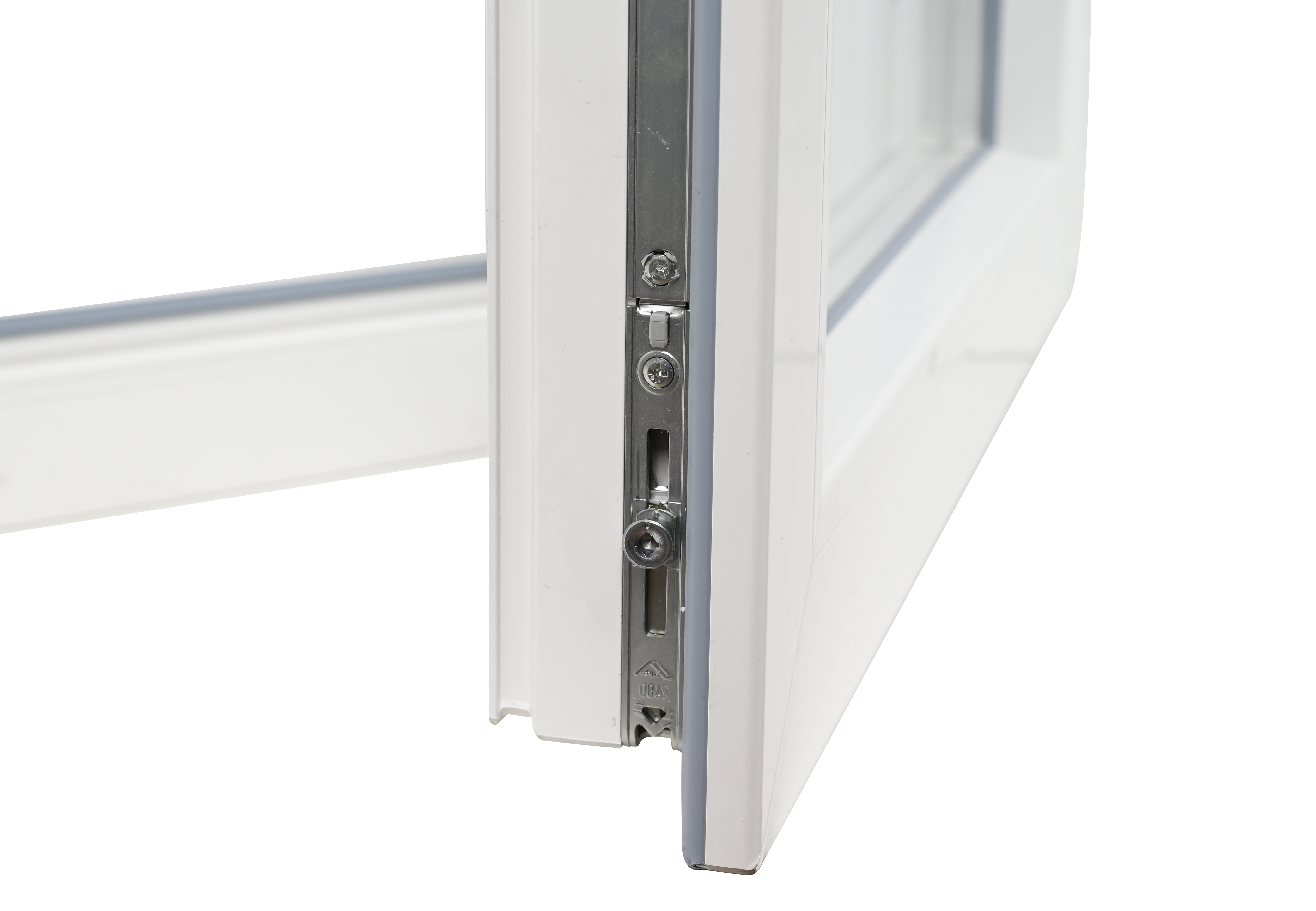 Ventana PVC blanca oscilobatiente con persiana de 75X125 cm - 17