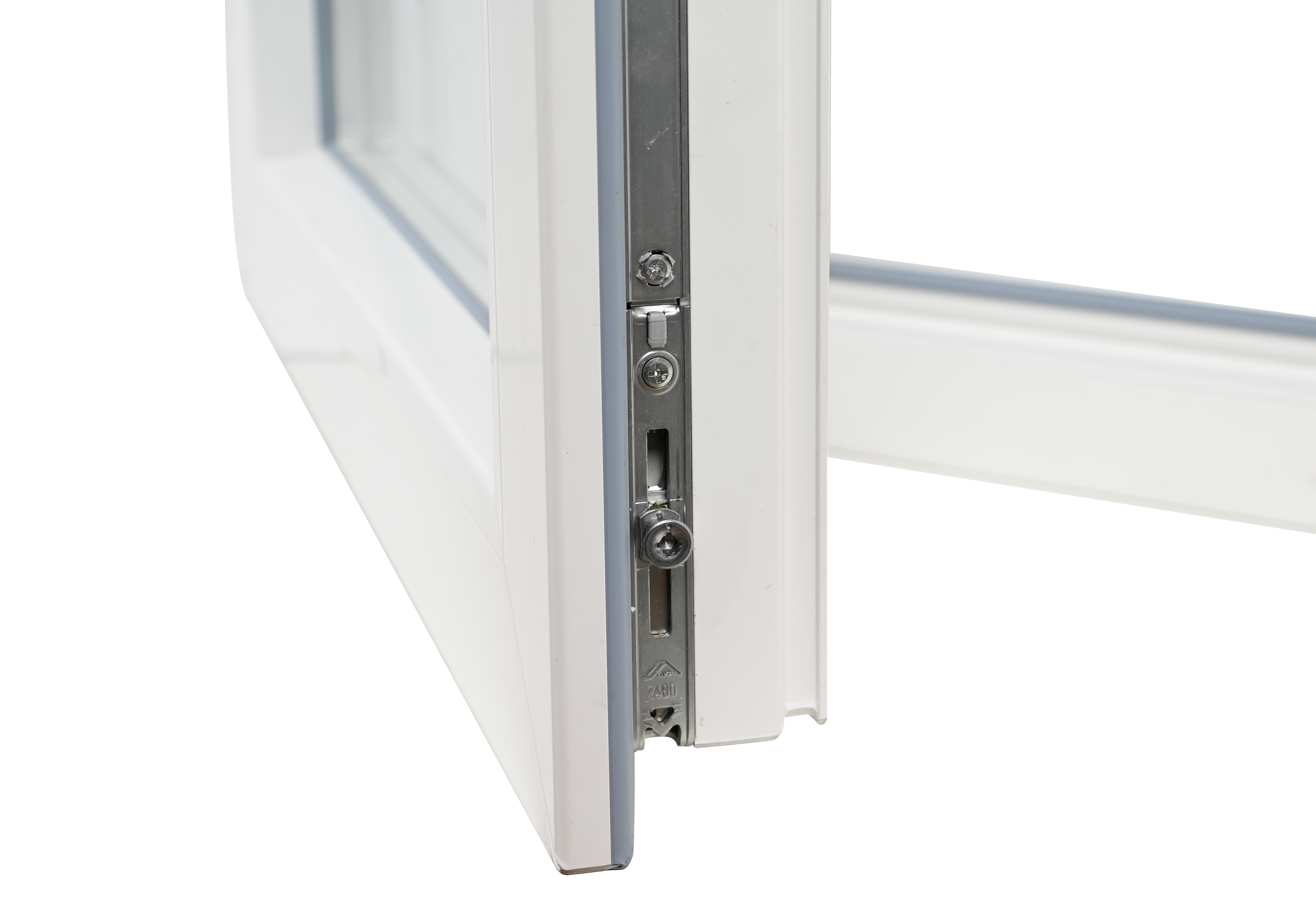 Ventana PVC blanca oscilobatiente con persiana de 75X115 cm - 13