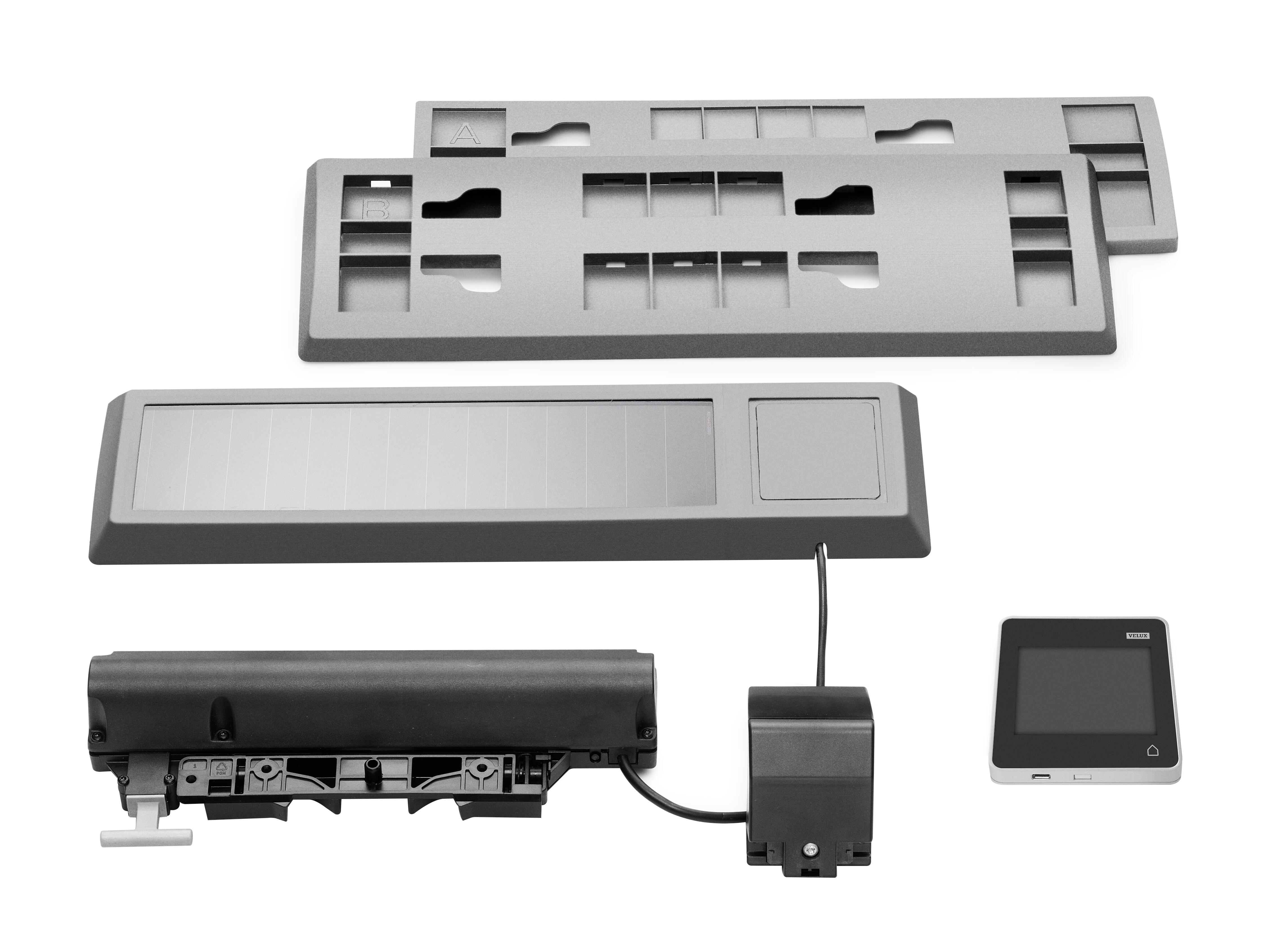 Placa persiana y toldo ventana solar velux zoz213