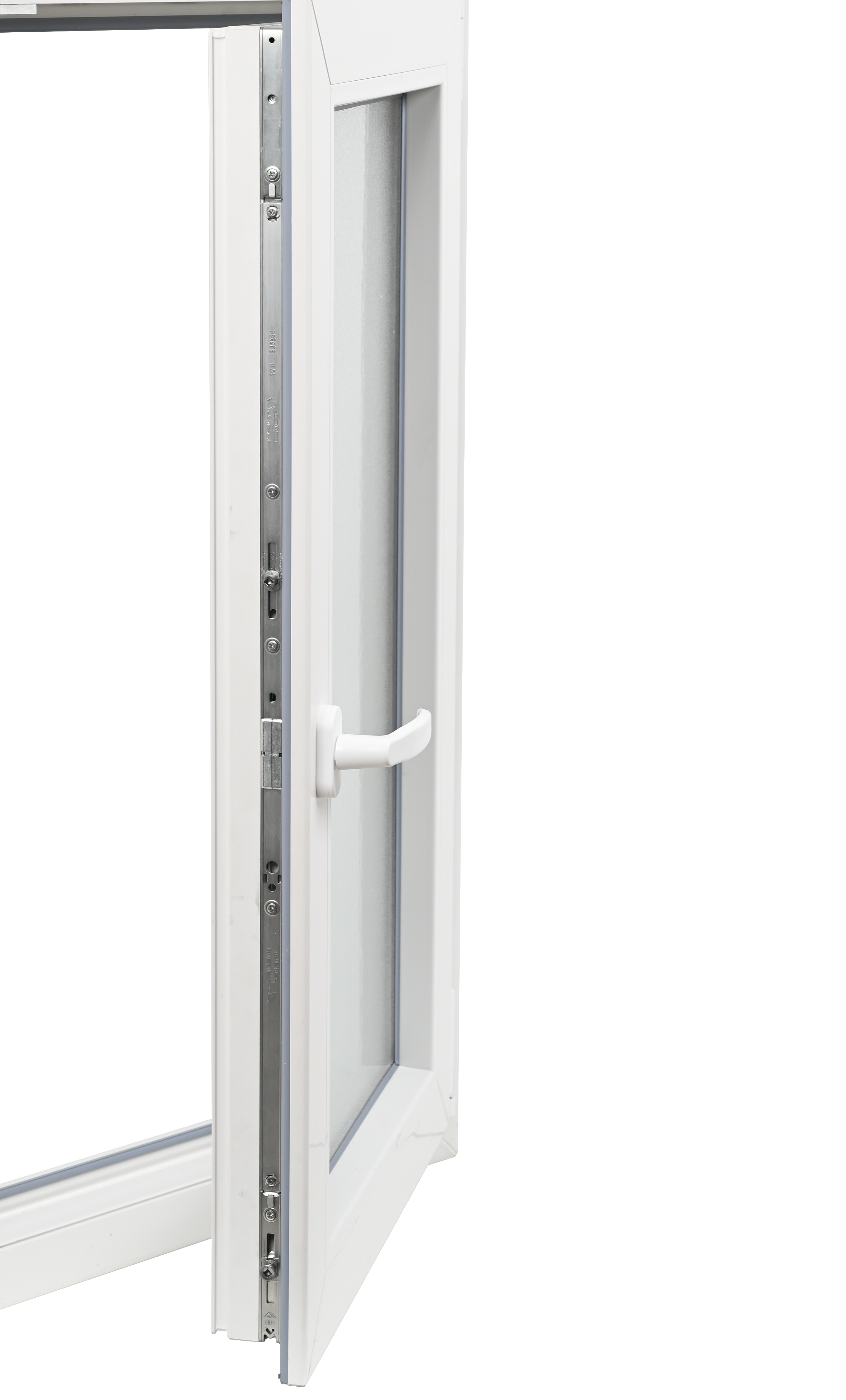 Ventana PVC blanca oscilobatiente con persiana de 75X125 cm - 13