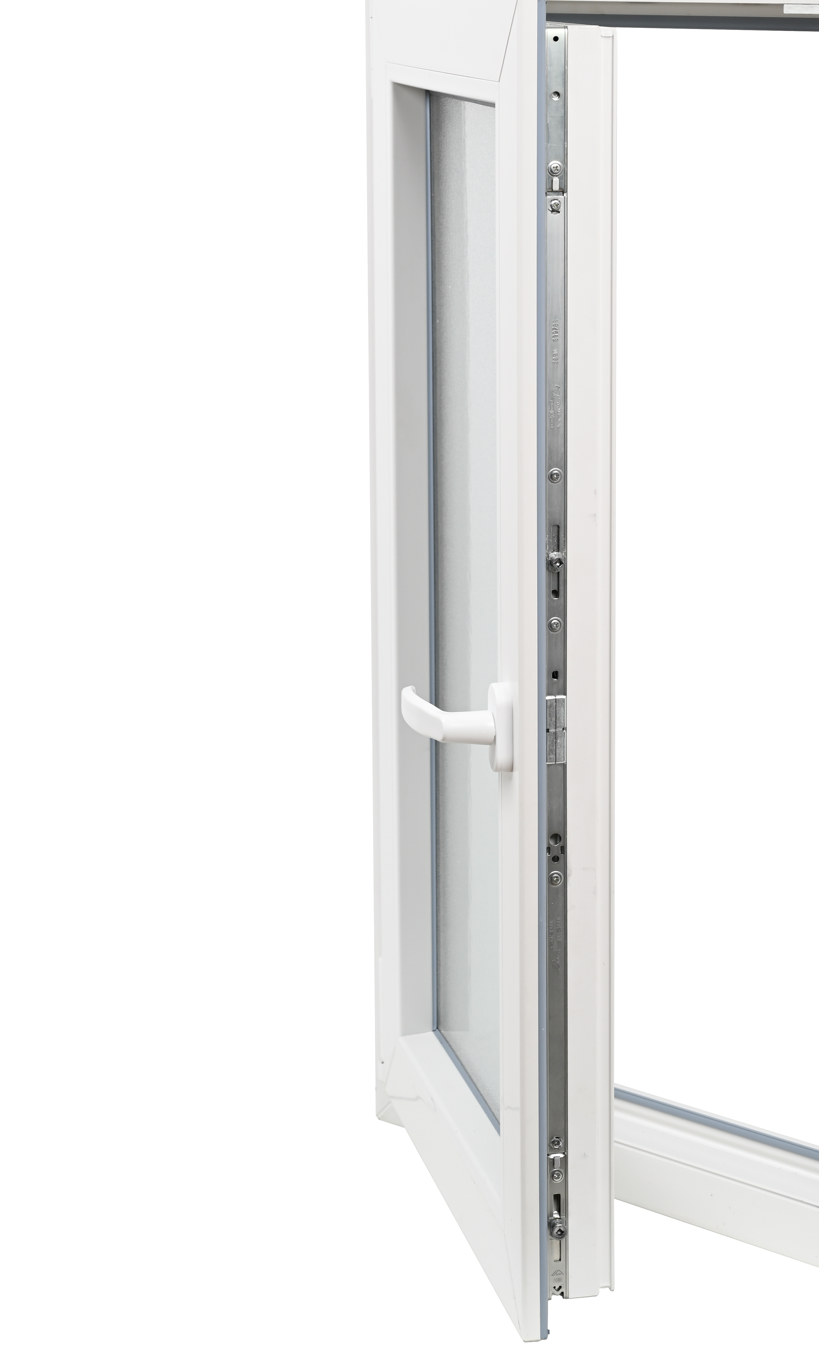 Ventana PVC blanca oscilobatiente con persiana de 75X115 cm - 11