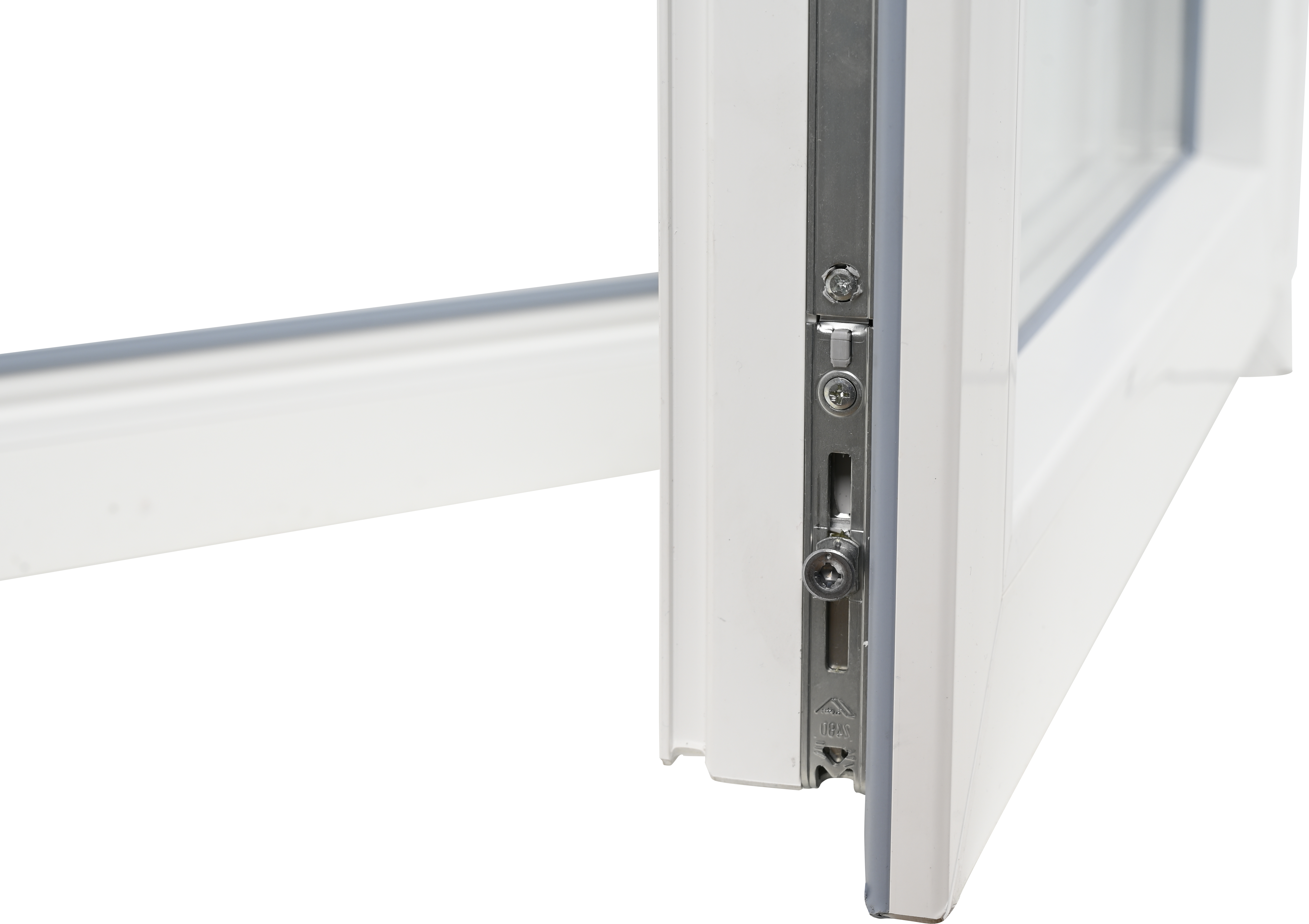 Balconera PVC blanca abatible 90X200 cm - 13