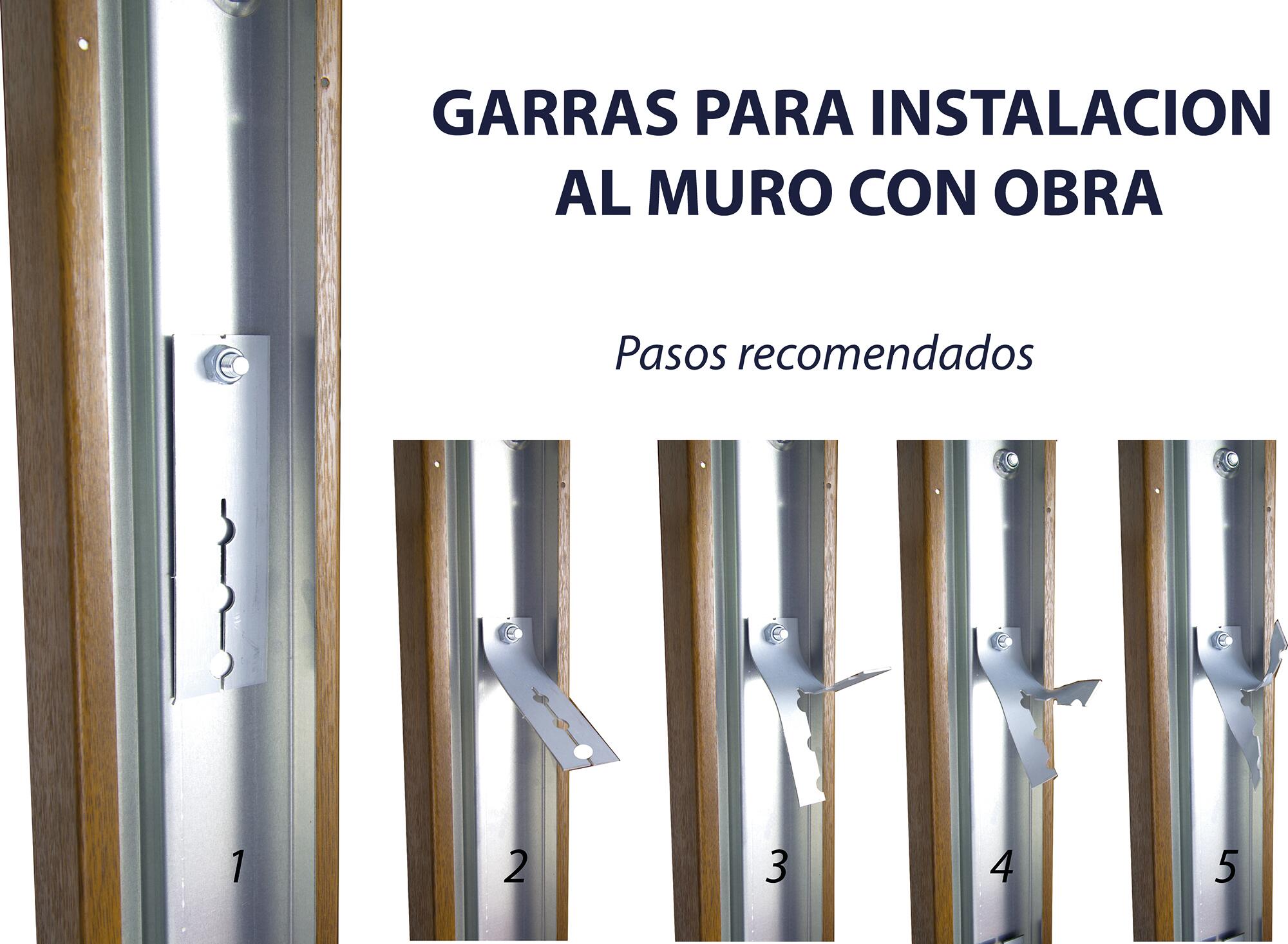 Puerta de entrada acorazada serie V fresada roble / interior liso roble apertura derecha 206x89cm - 8