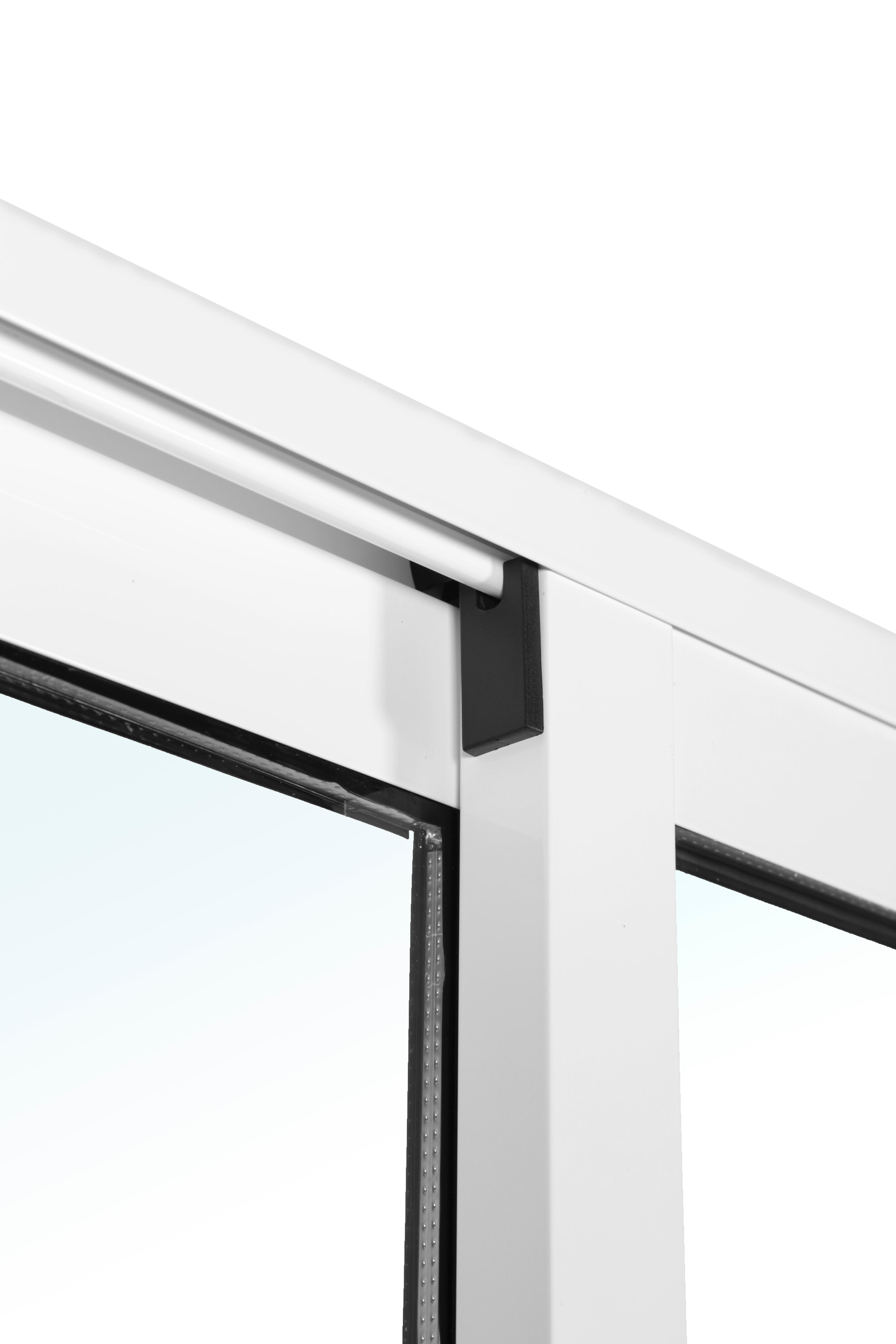 Balconera aluminio ARTENS blanca corredera con persiana de 130x229cm - 10