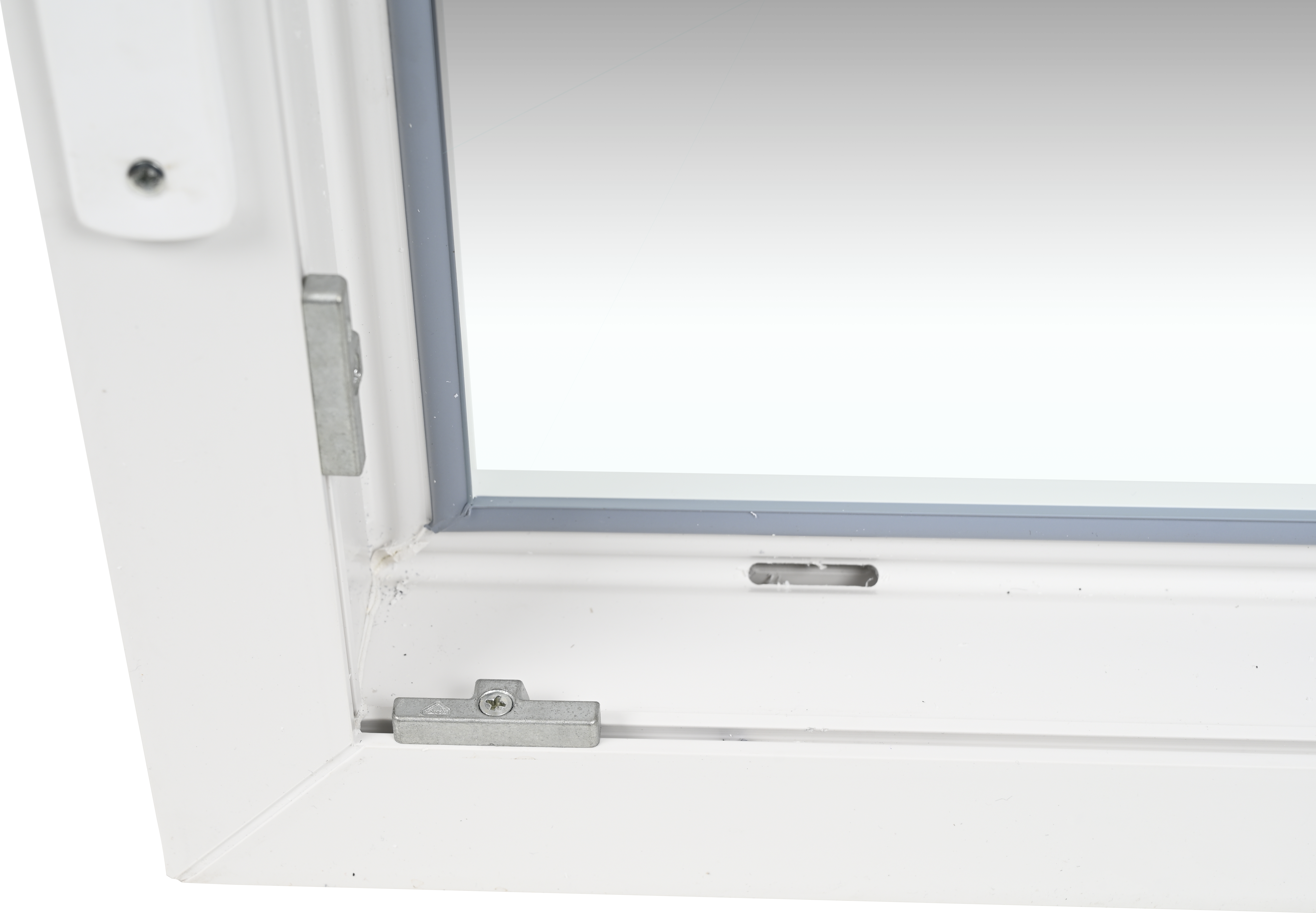 Balconera PVC blanca abatible 90X200 cm - 8