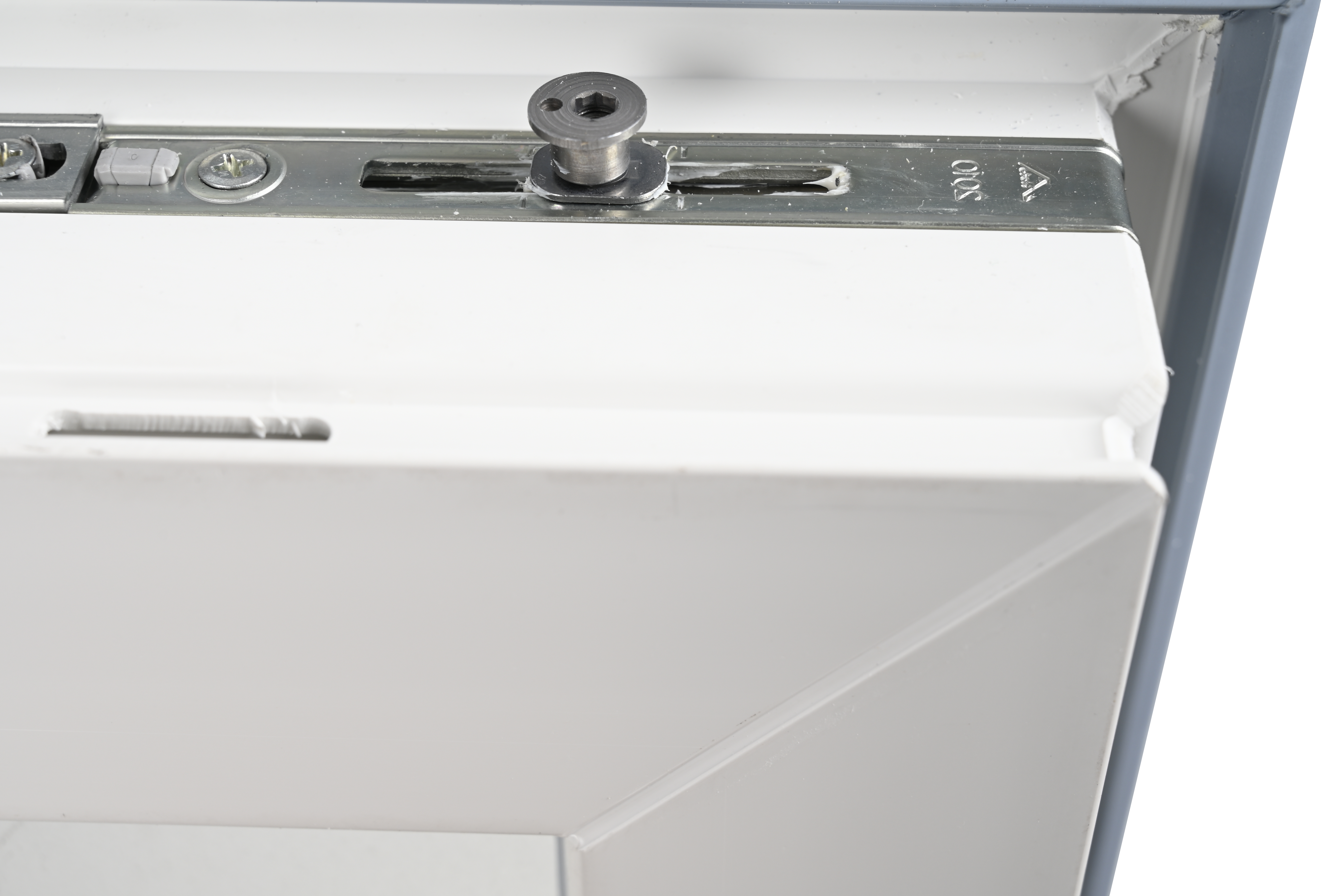 Balconera PVC blanca abatible 90X200 cm - 5