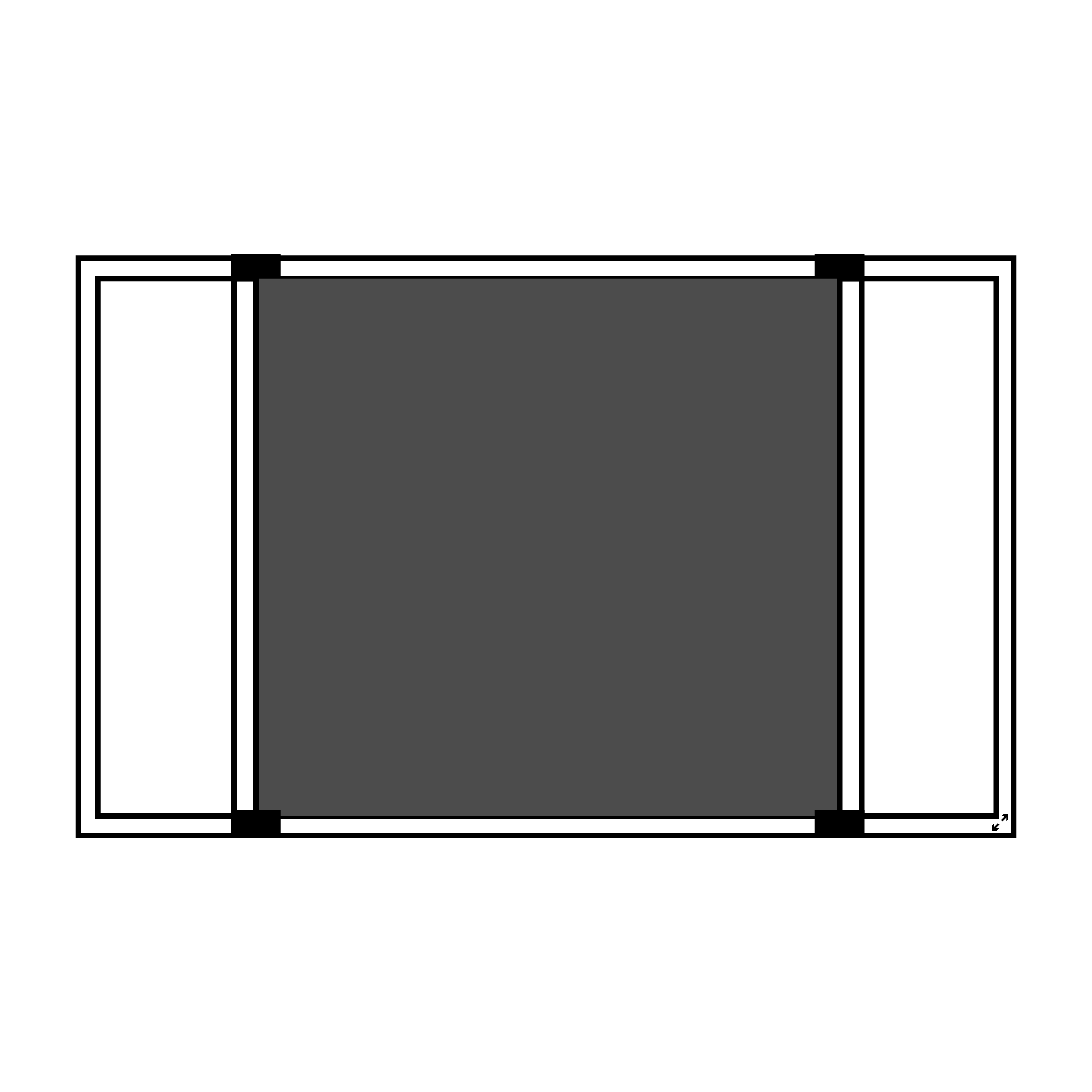 Rede mosquiteira para janela ISOXA EXTENSÍVEL BRANCO 70X100CM - 5