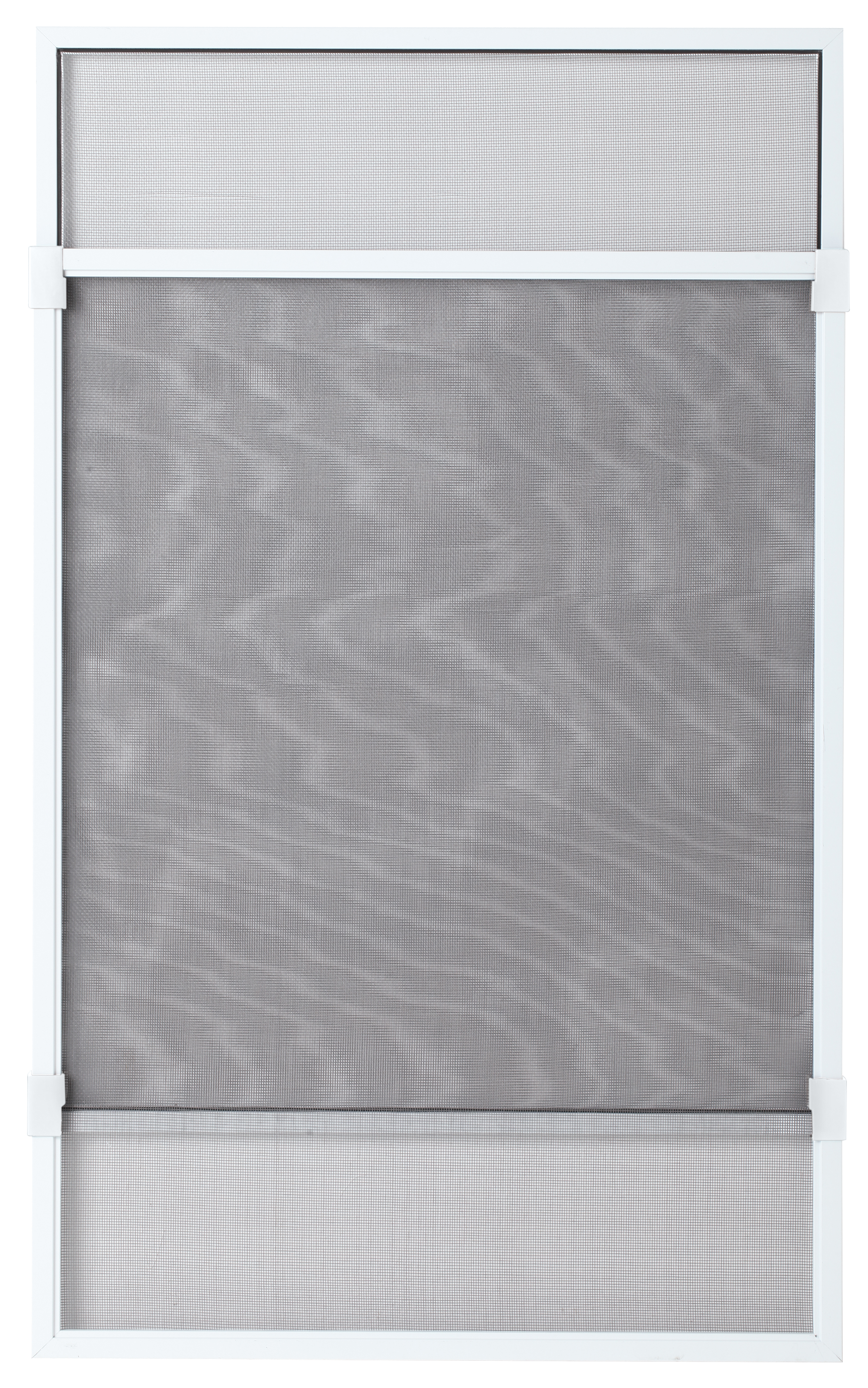 Mosquitera extensible aluminio blanco para ventana tela fibra 50x70-132cm Isoxa - 6