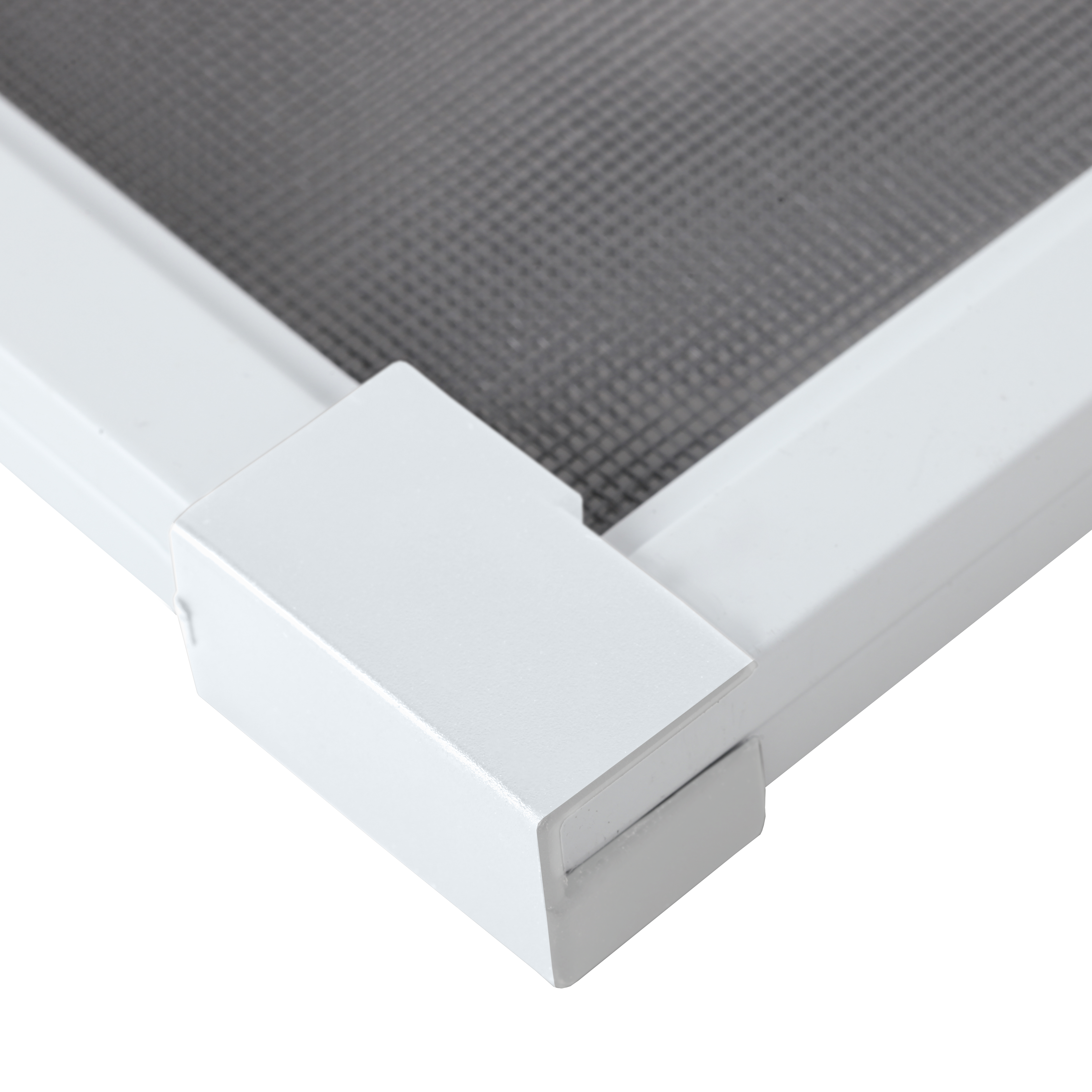 Mosquitera extensible aluminio blanco para ventana tela fibra 50x70-132cm Isoxa - 11