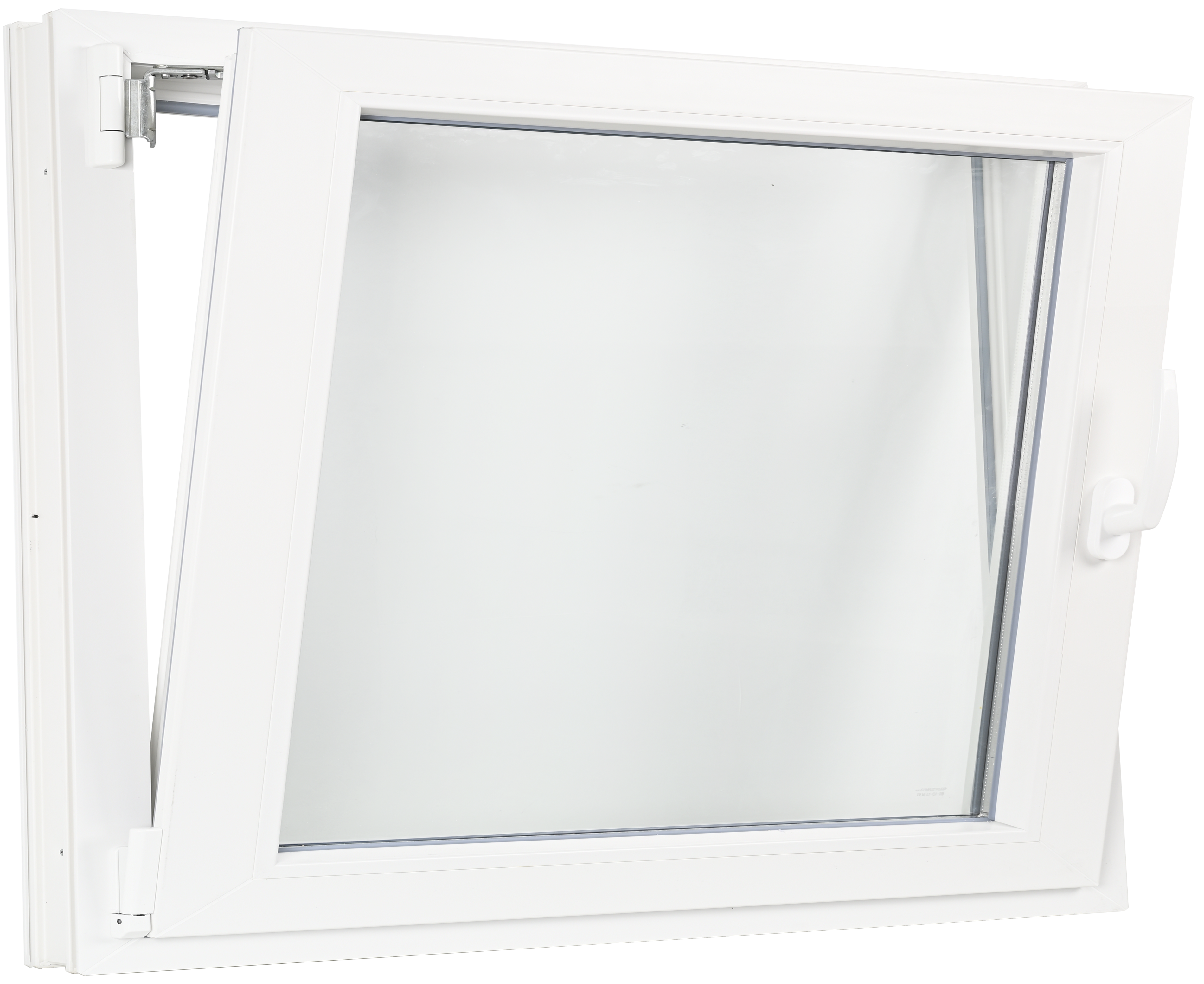 Ventana PVC blanca oscilobatiente 100X60 cm - 4