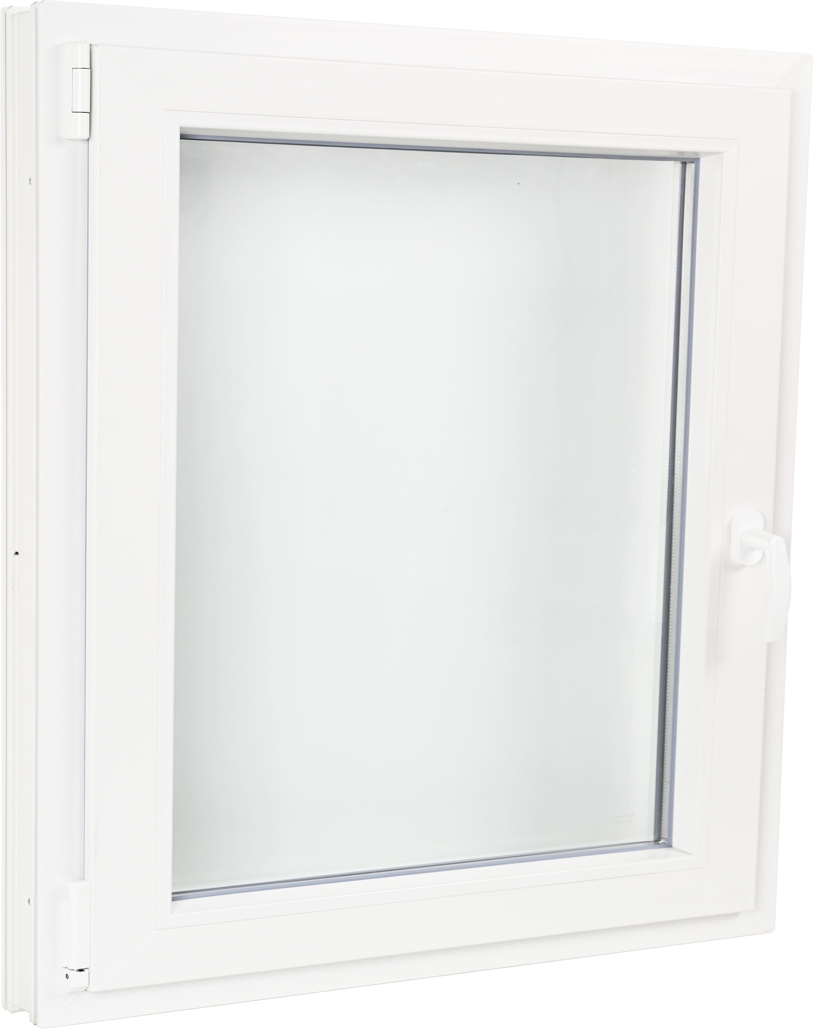 Ventana sin persiana de PVC blanca oscilobatiente 80X80 cm - 3