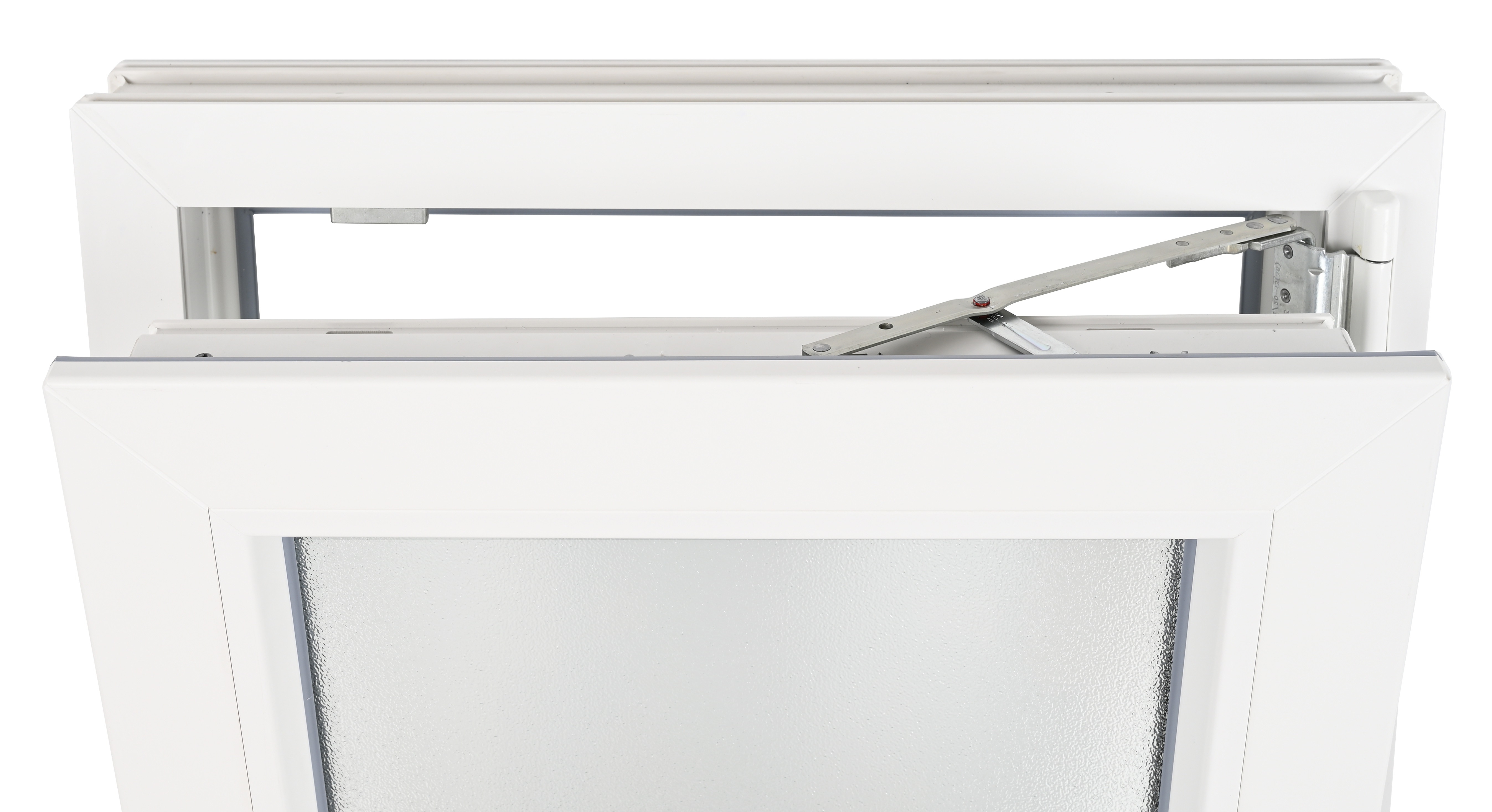 Ventana PVC blanca oscilobatiente 80X80 cm - 12