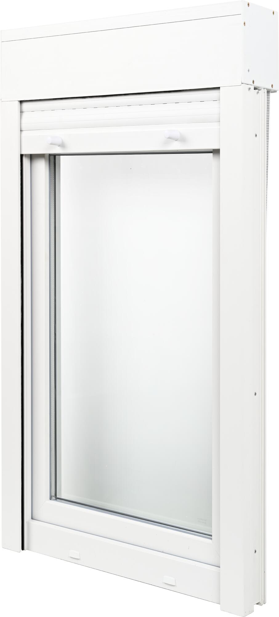 Ventana PVC blanca oscilobatiente con persiana de 75X135 cm - 4