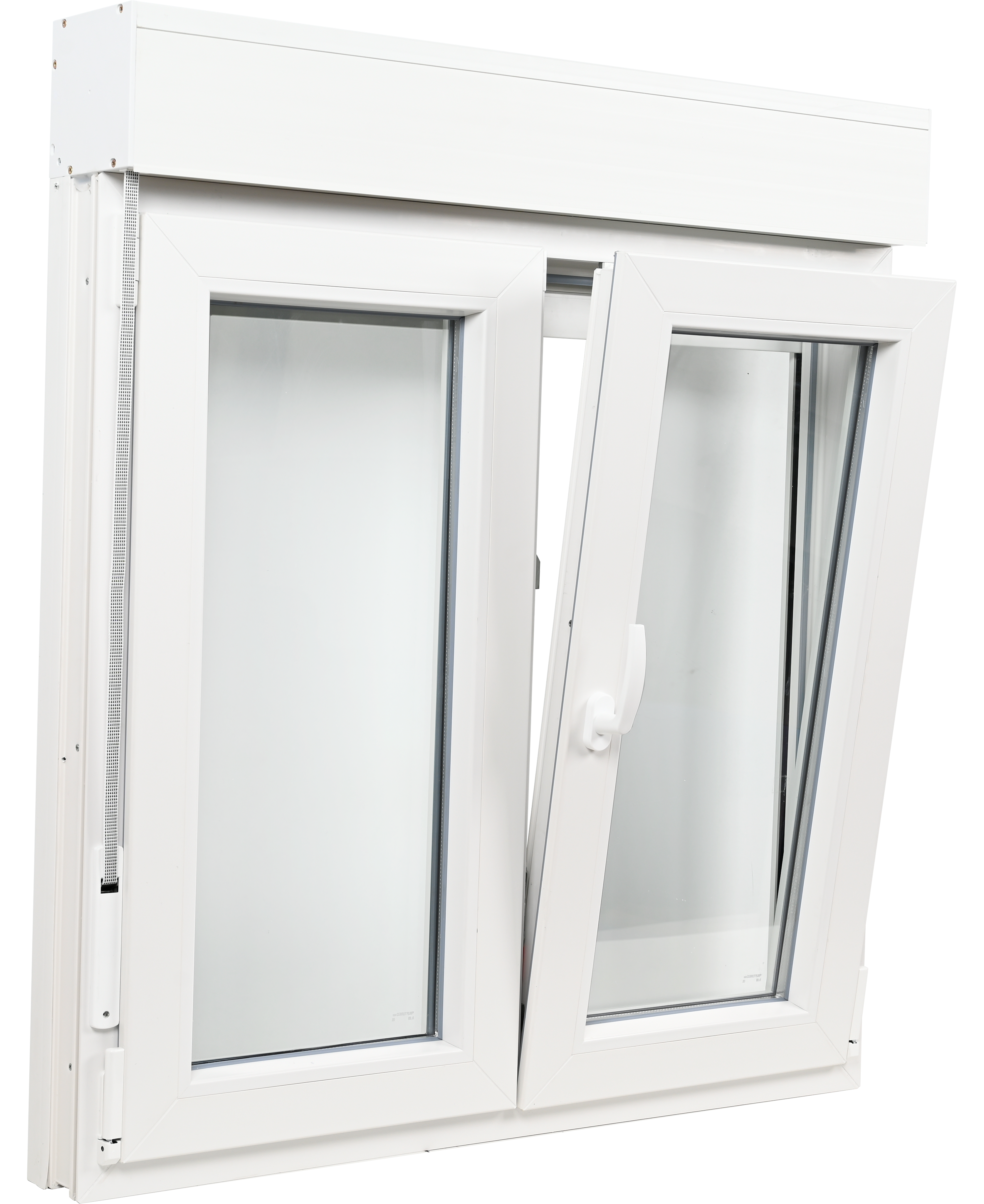Janela de PVC OSCILOBATENTE 120X125CM (COM ESTORE) - 8