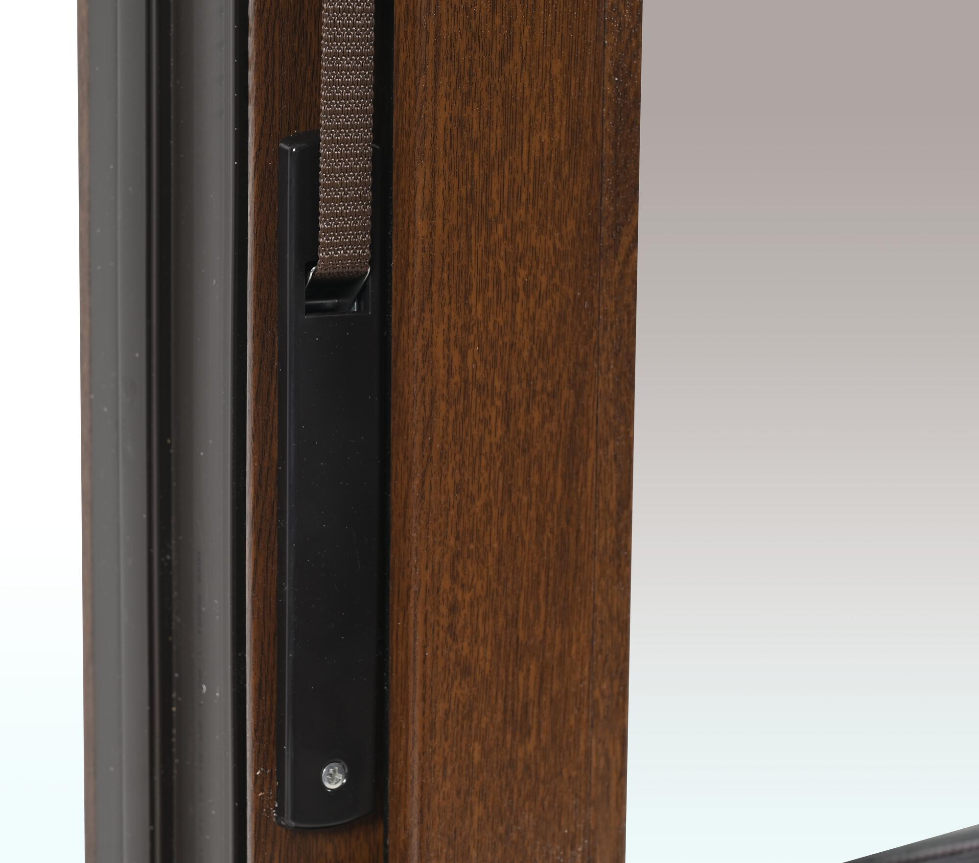 Ventana PVC nogal oscilobatiente con persiana de 120X135 cm - 18