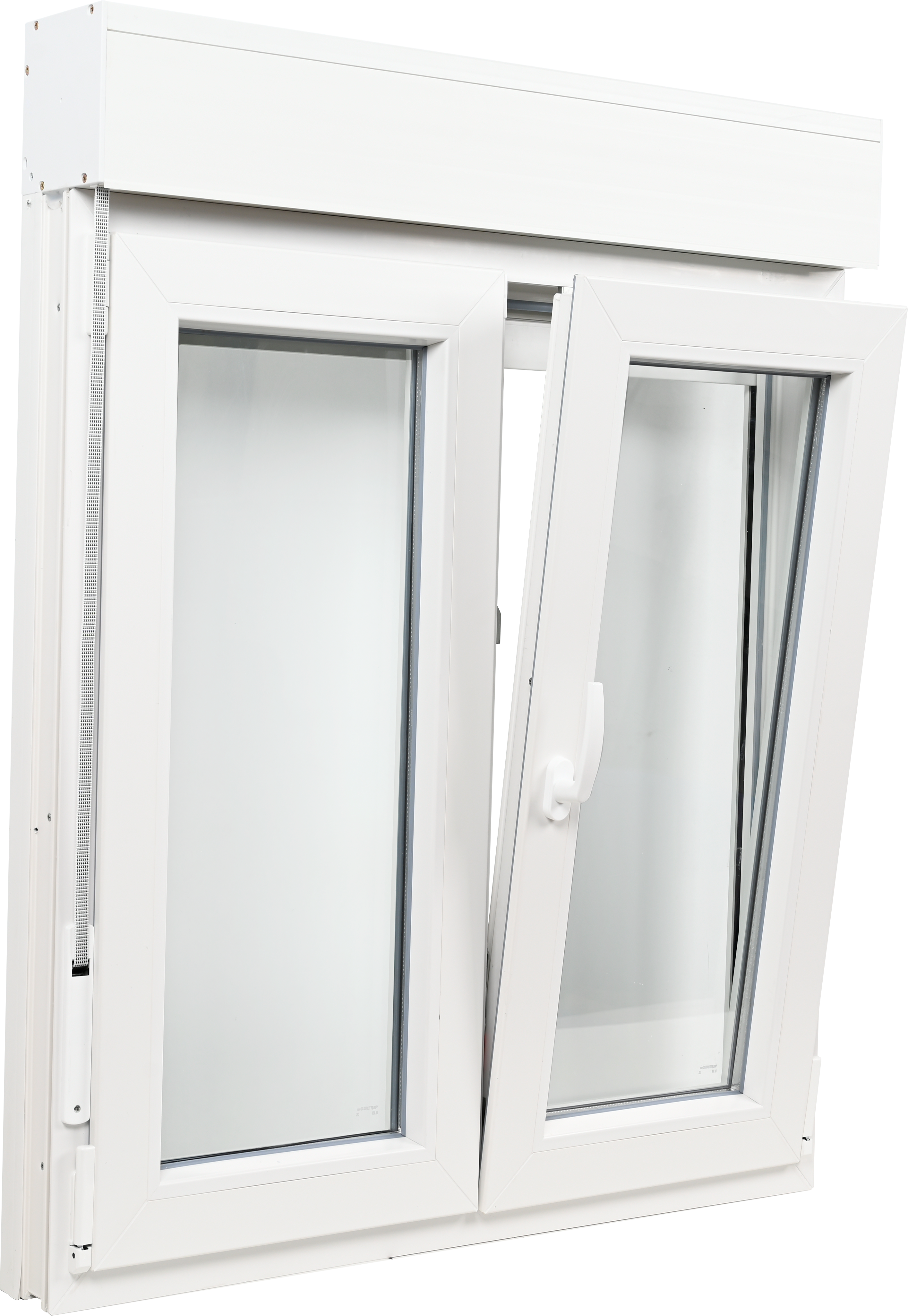 Janela de PVC OSCILOBATENTE 100X125CM (COM ESTORE) - 8