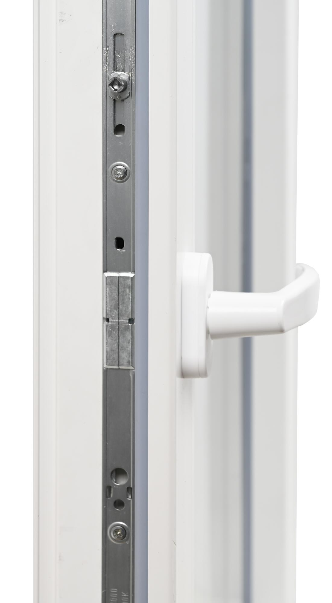 Ventana PVC blanca oscilobatiente con persiana de 75X135 cm - 7