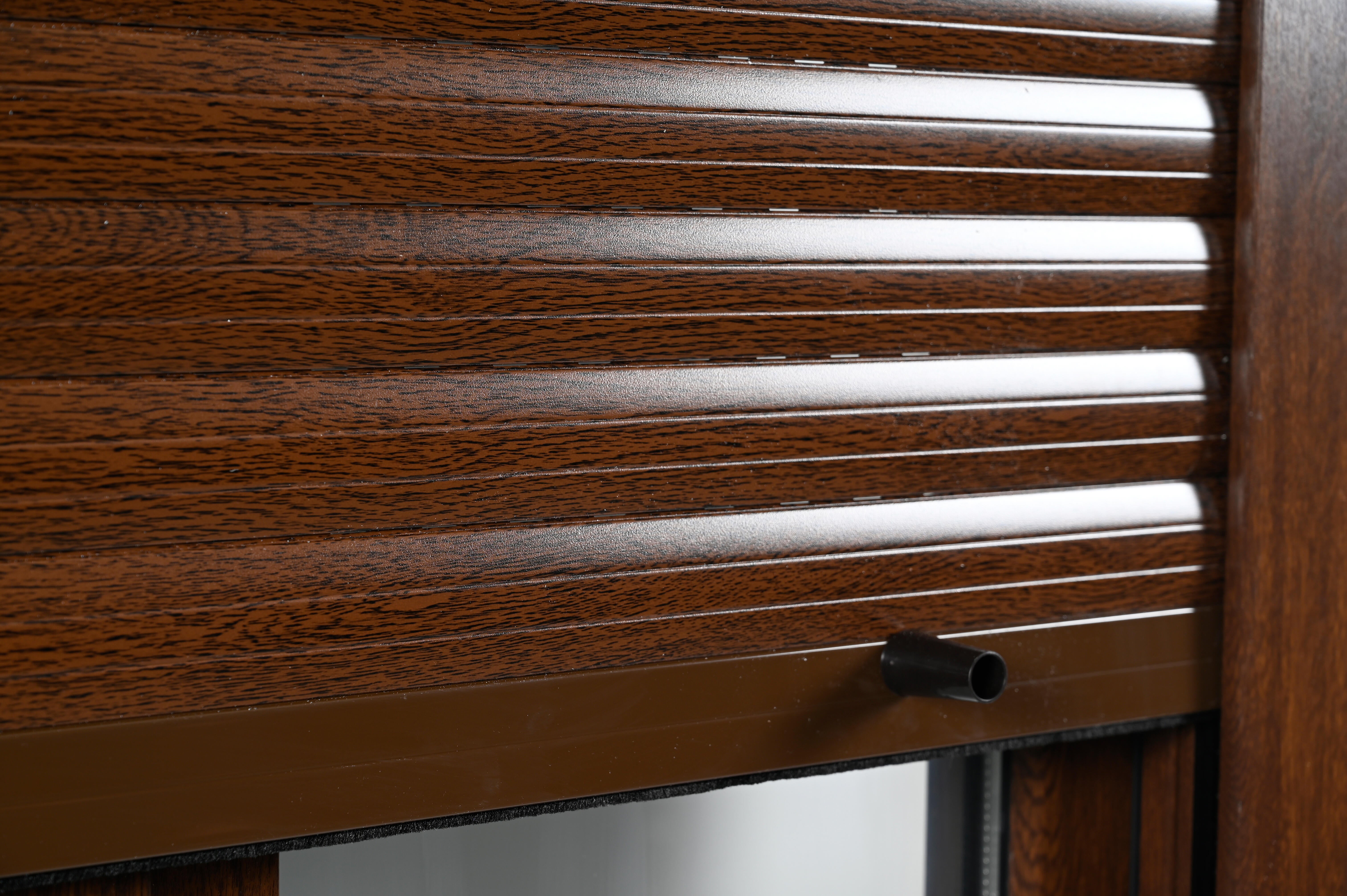 Ventana PVC nogal oscilobatiente con persiana de 120X135 cm - 16