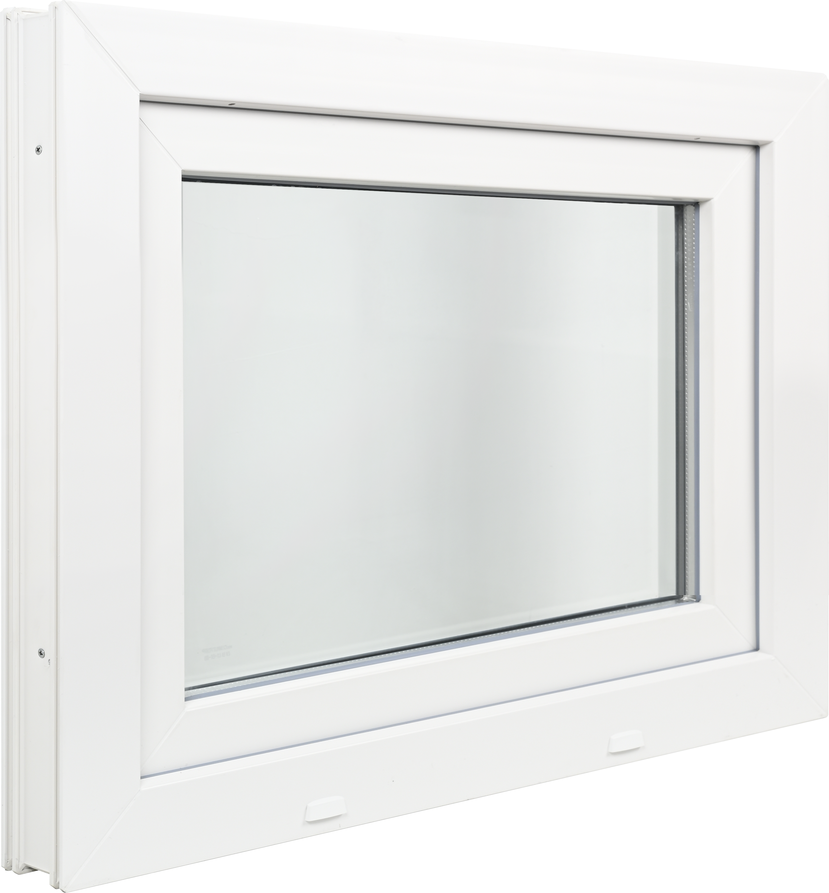Ventana PVC blanca oscilobatiente 100X60 cm - 2