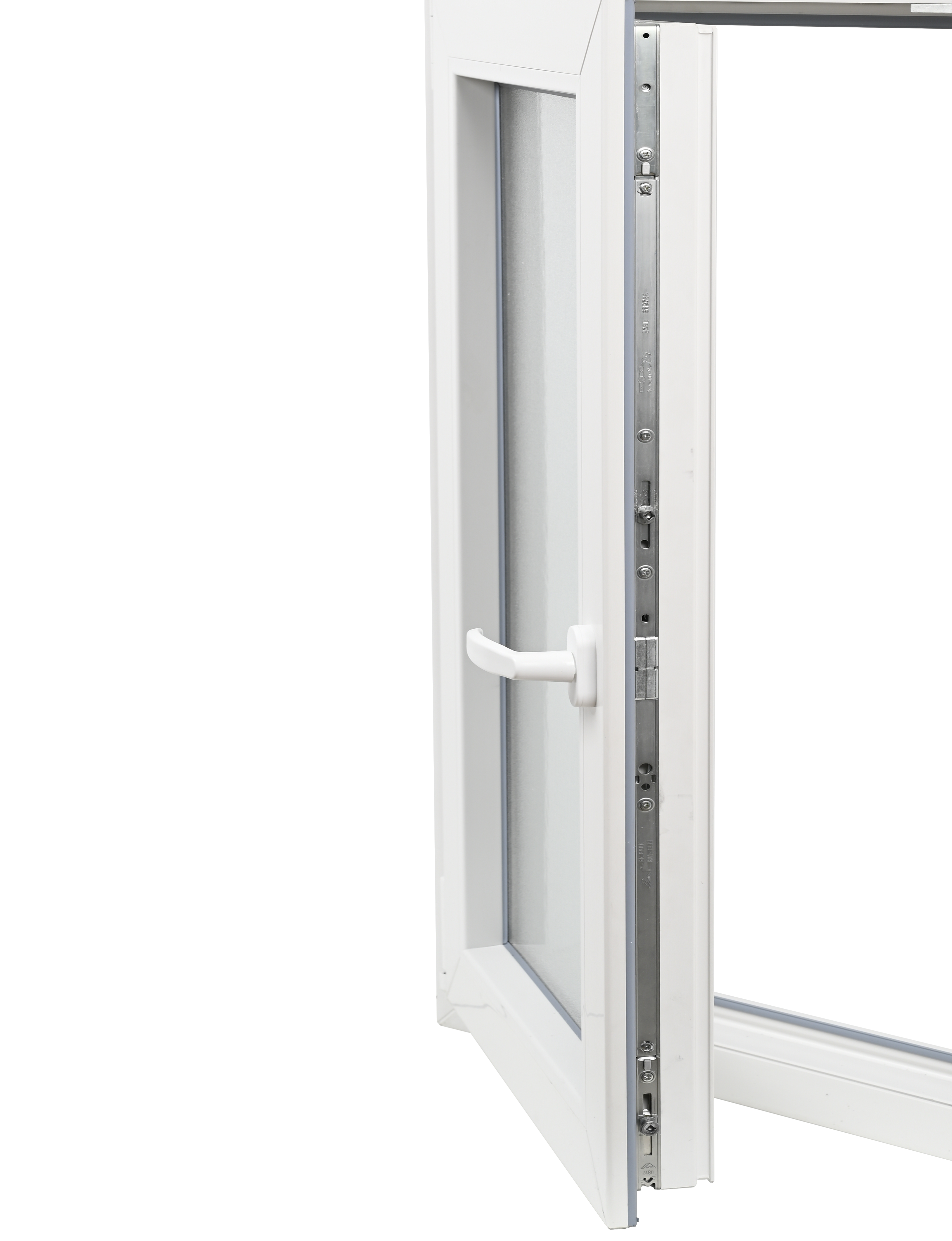 Ventana sin persiana de PVC blanca oscilobatiente 80X80 cm - 7