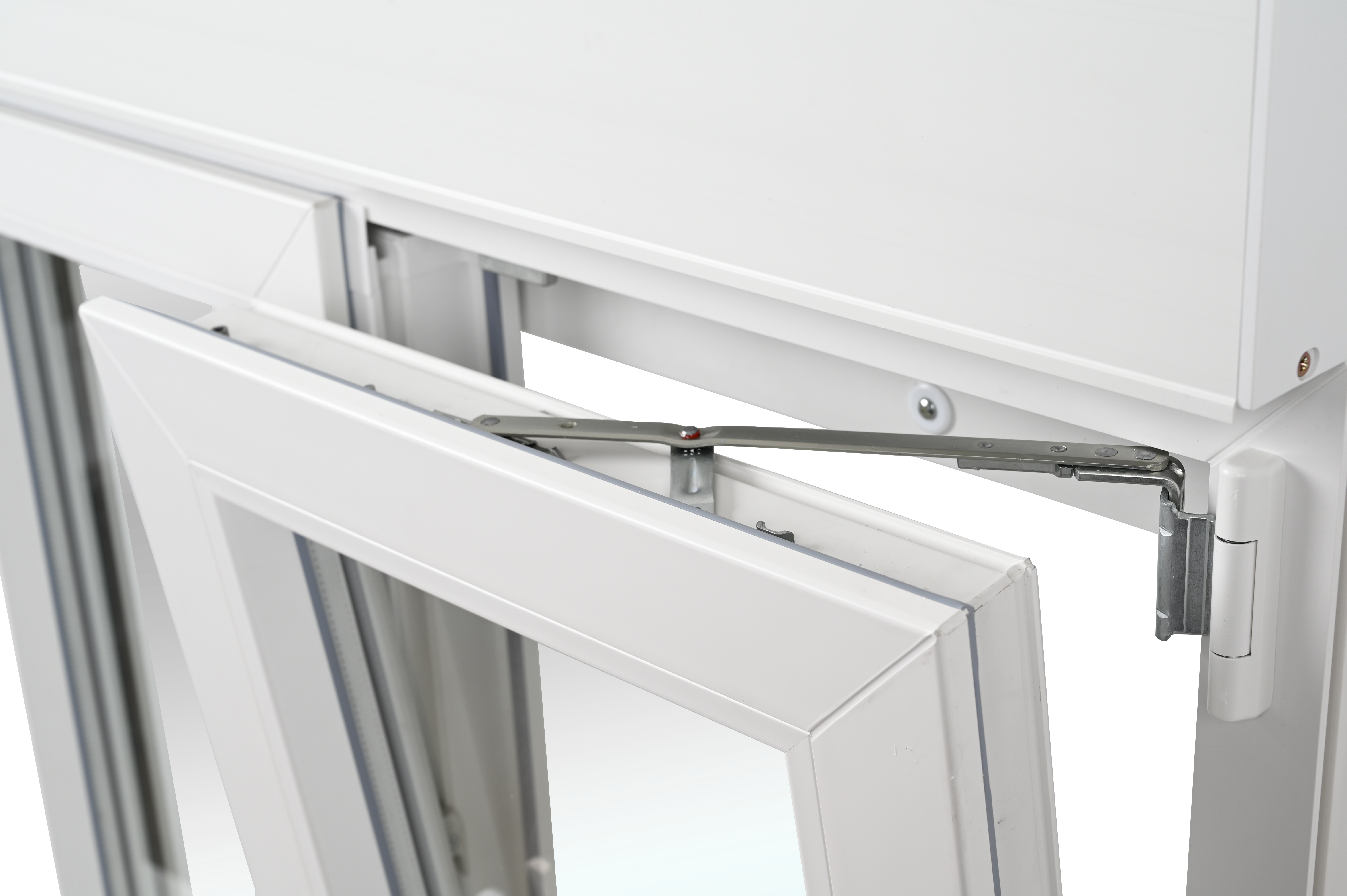 Ventana PVC ISOXA blanca oscilobatiente con persiana de 140X119 cm - 15