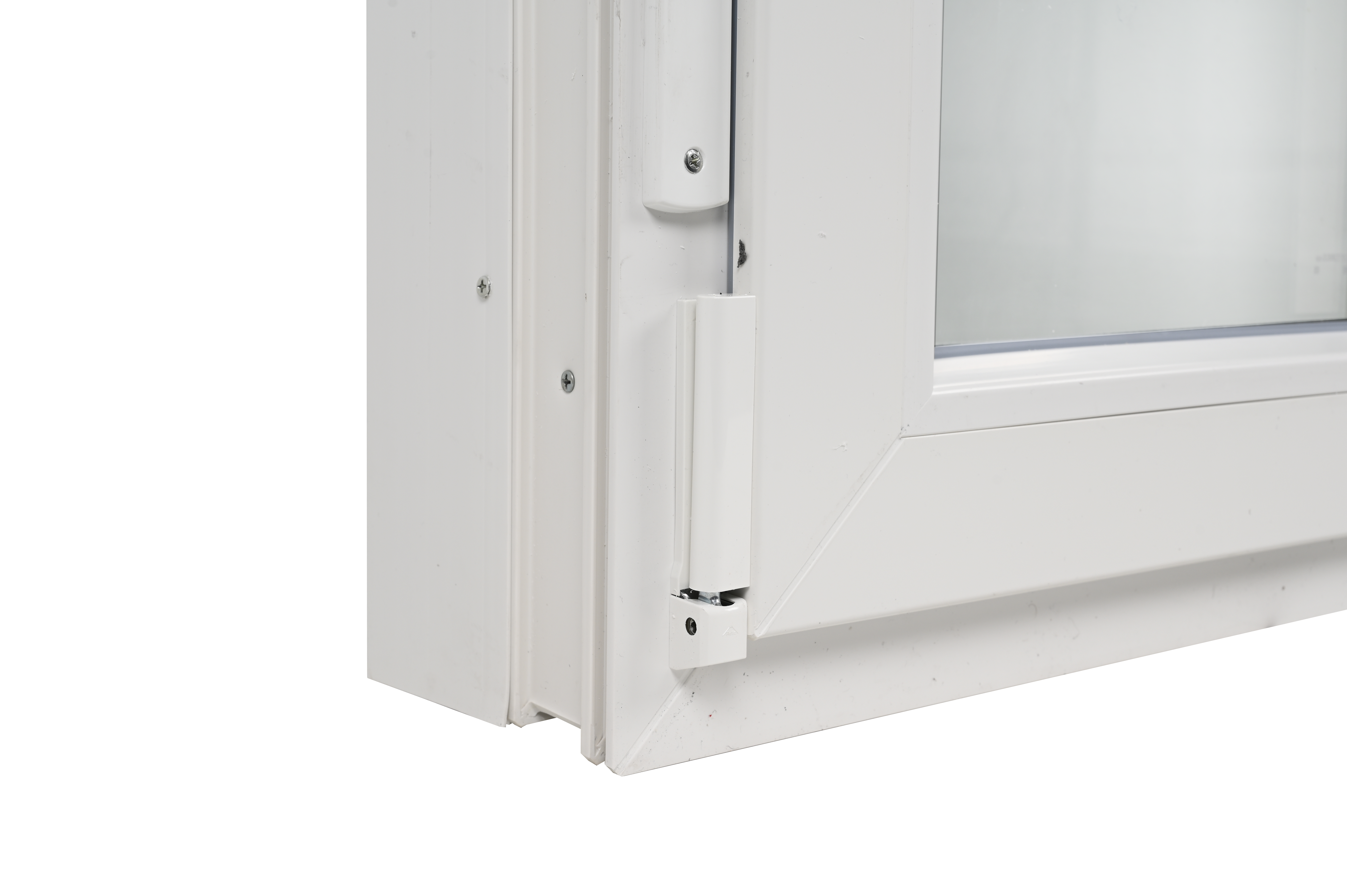 Ventana PVC ISOXA blanca oscilobatiente con persiana y guía de 100X119 cm - 20