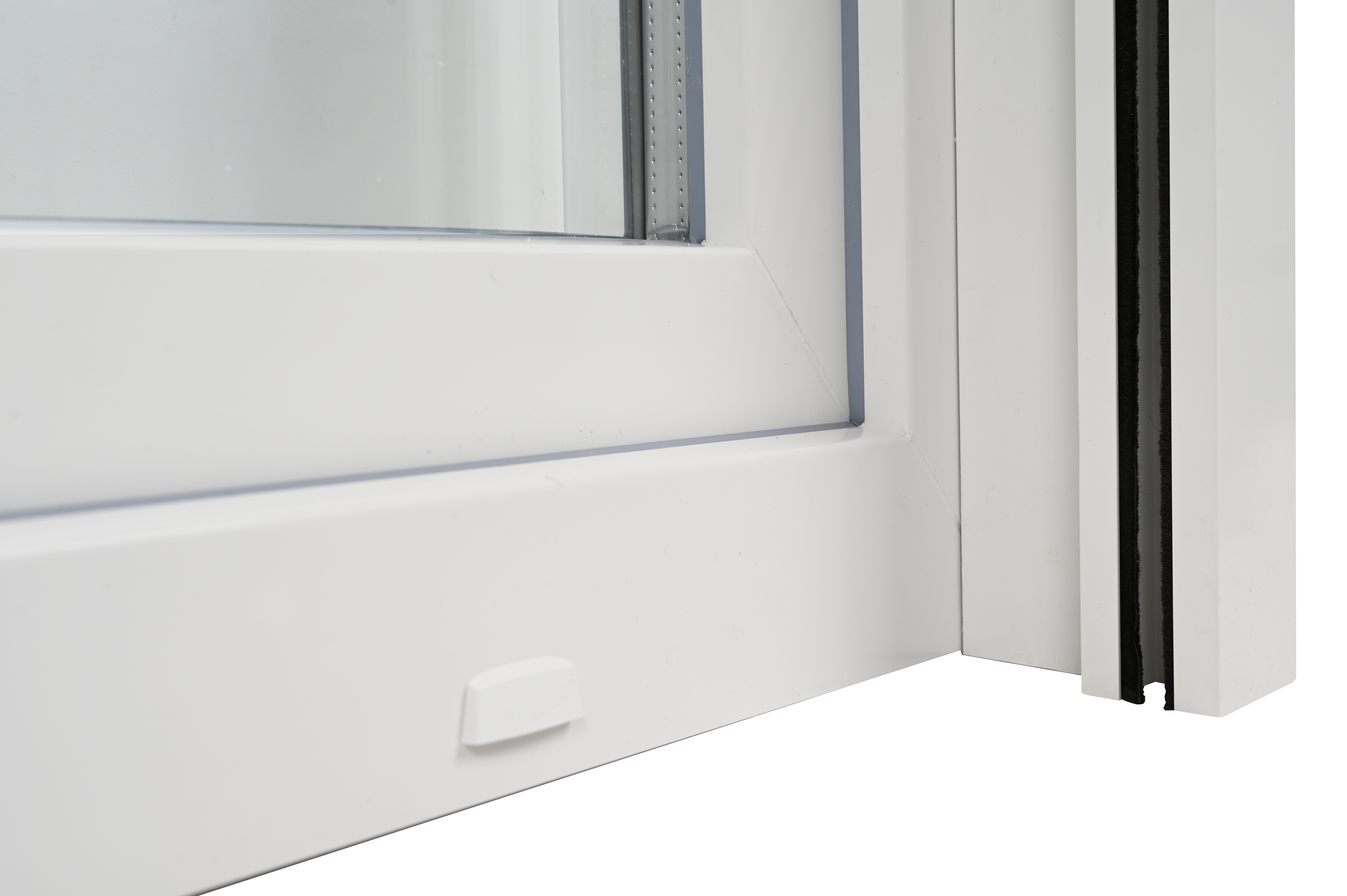 Ventana PVC ISOXA blanca oscilobatiente con persiana y guía de 100X119 cm - 16