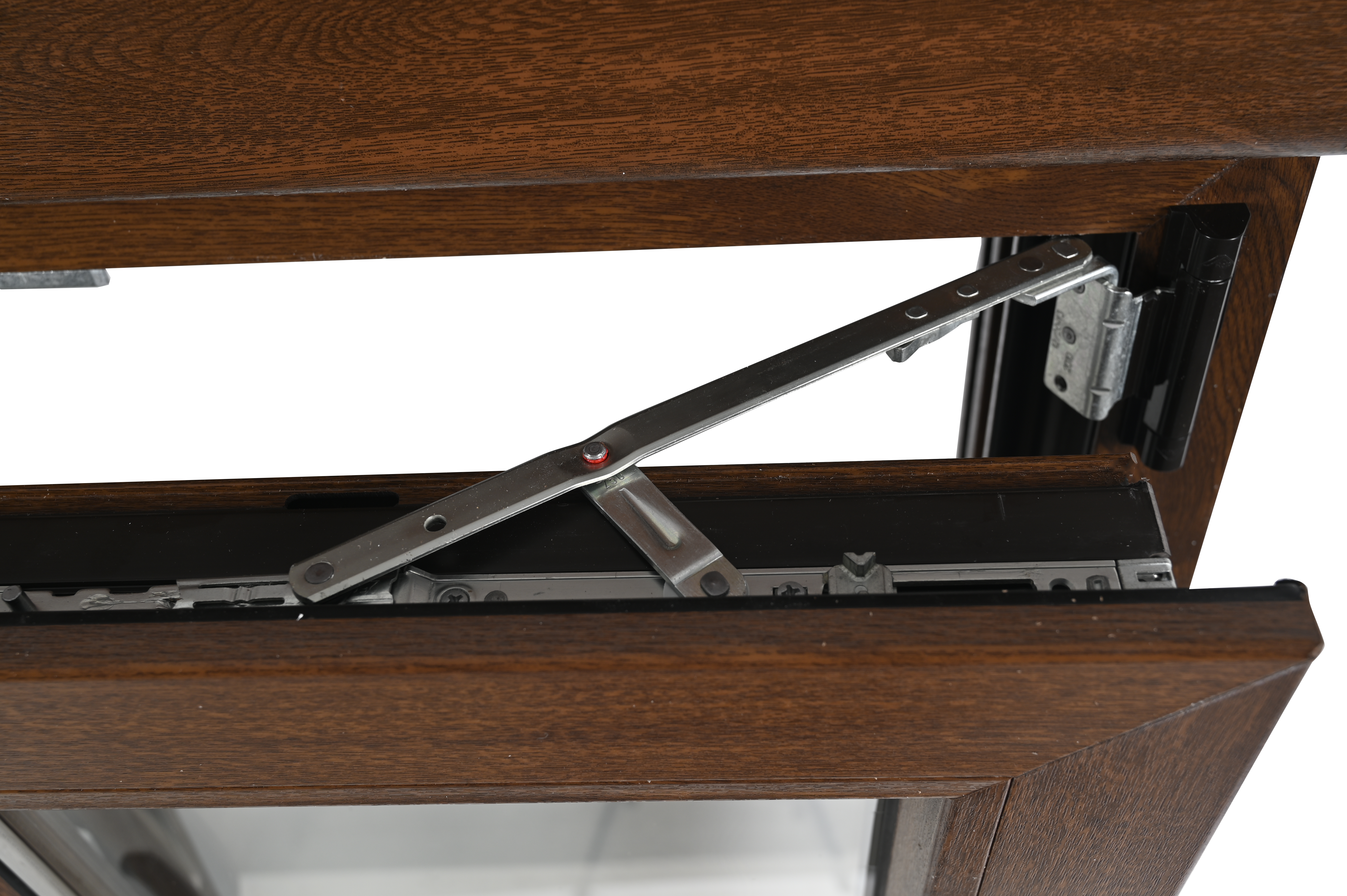 Ventana PVC ISOXA nogal oscilobatiente con persiana de 100X119 cm - 14