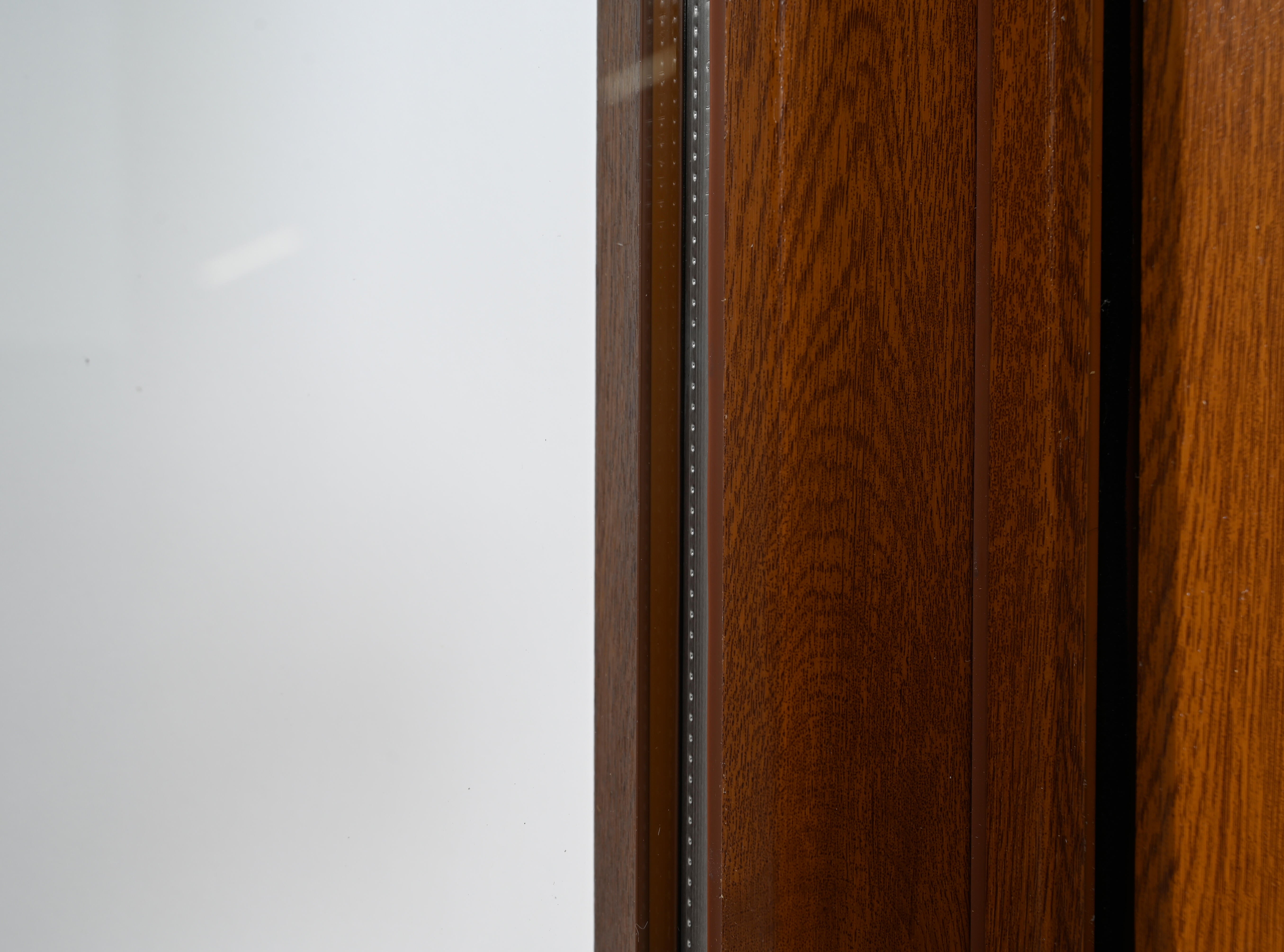 Ventana PVC 100x115cm oscilobatiente roble doble acristalamiento transparente 4/16/4 bajo emisivo con persiana - 11