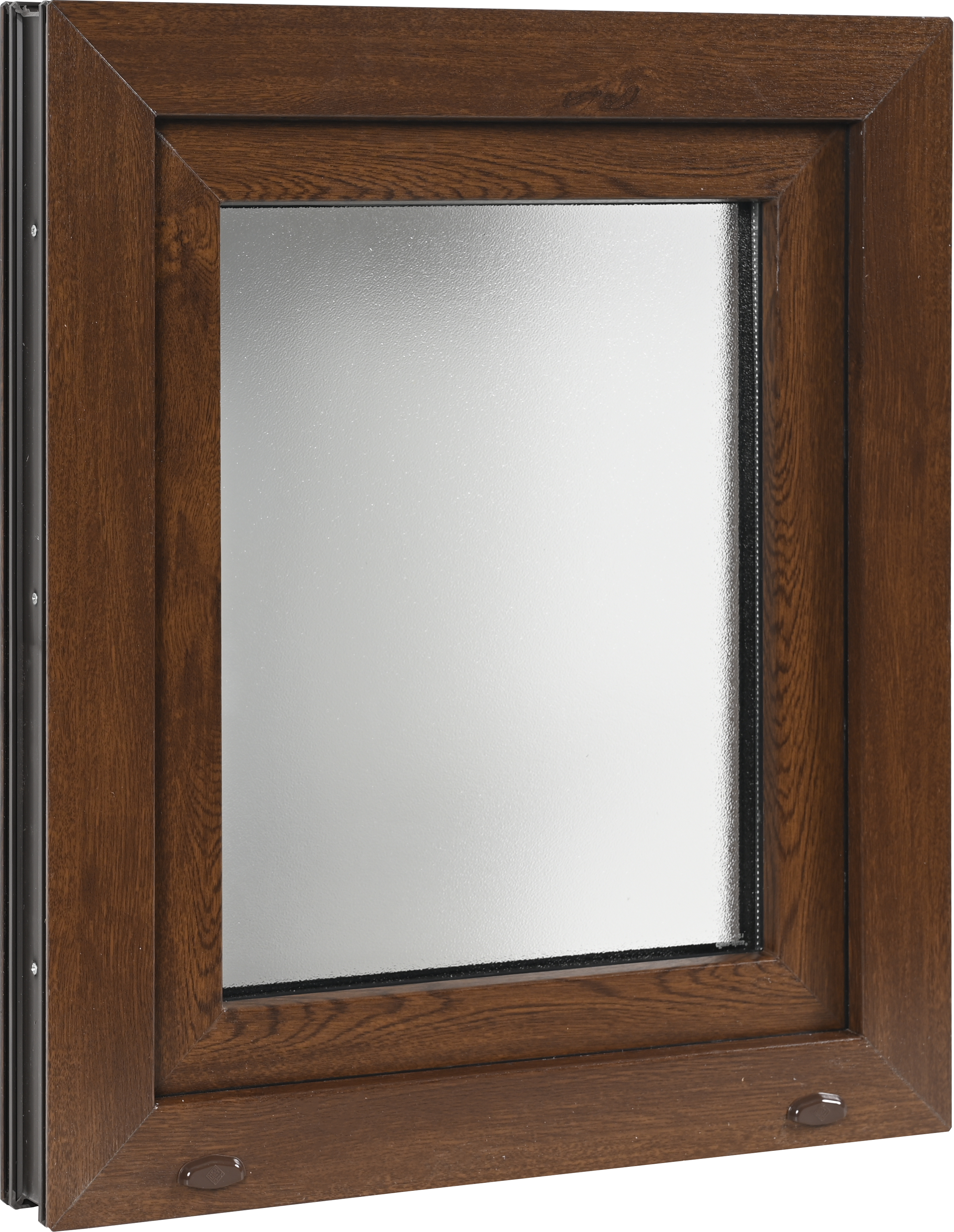 Ventana pvc artens nogal oscilobatiente 60x70 cm