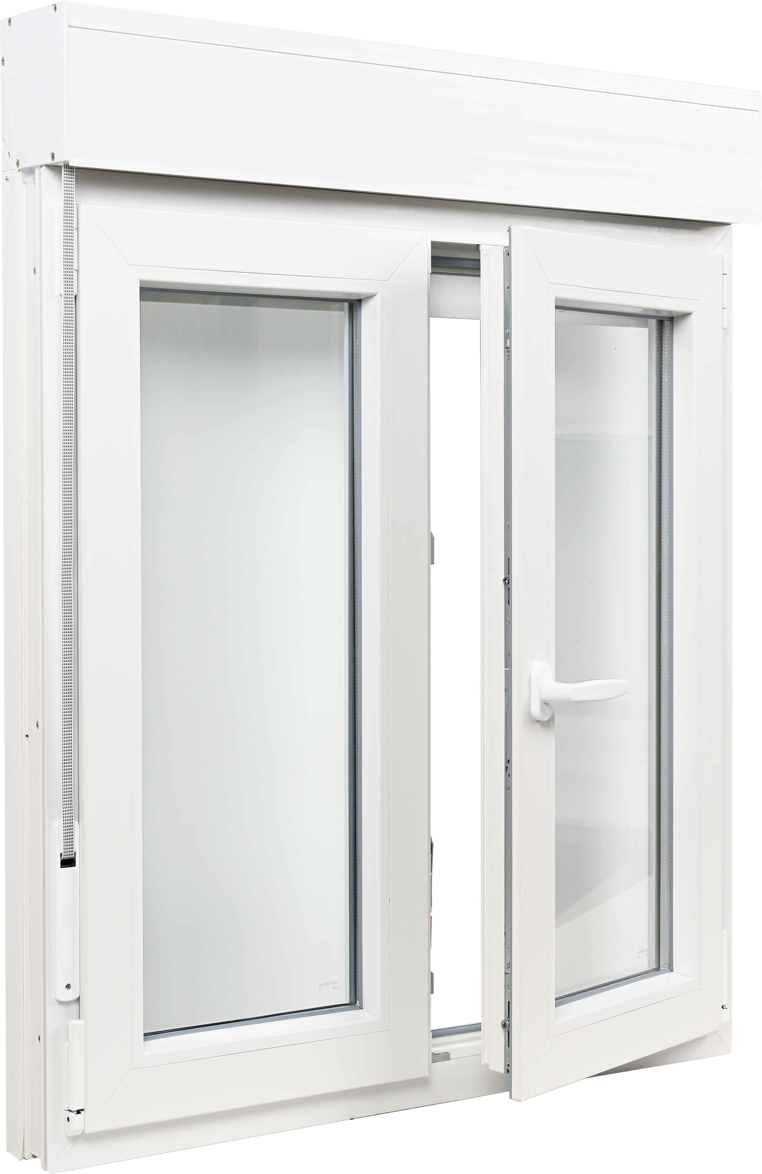 Janela de PVC OSCILOBATENTE 100X125CM (COM ESTORE) - 2