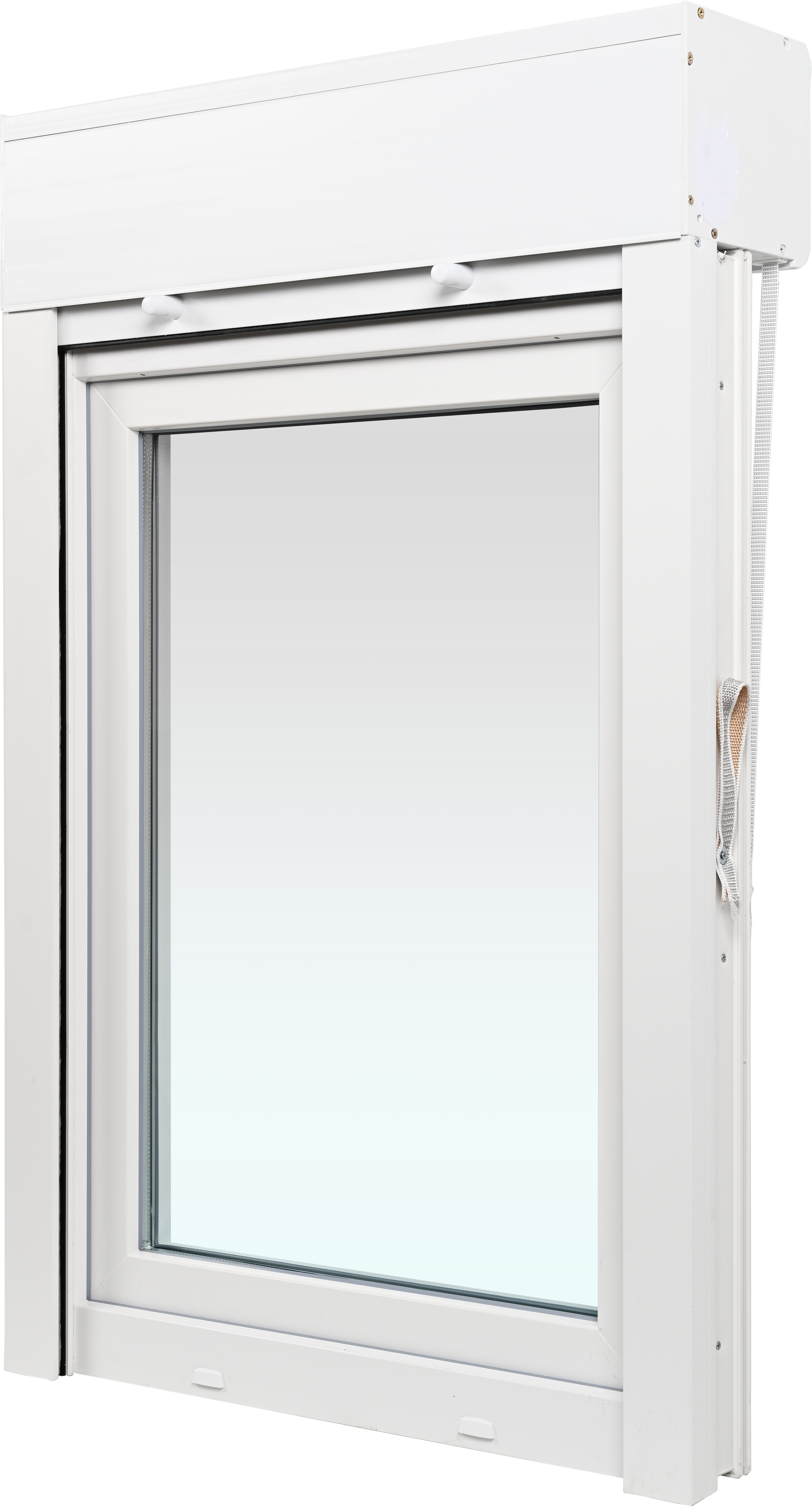 Ventana PVC ISOXA blanca oscilobatiente derecha con persiana 75X119 cm - 4