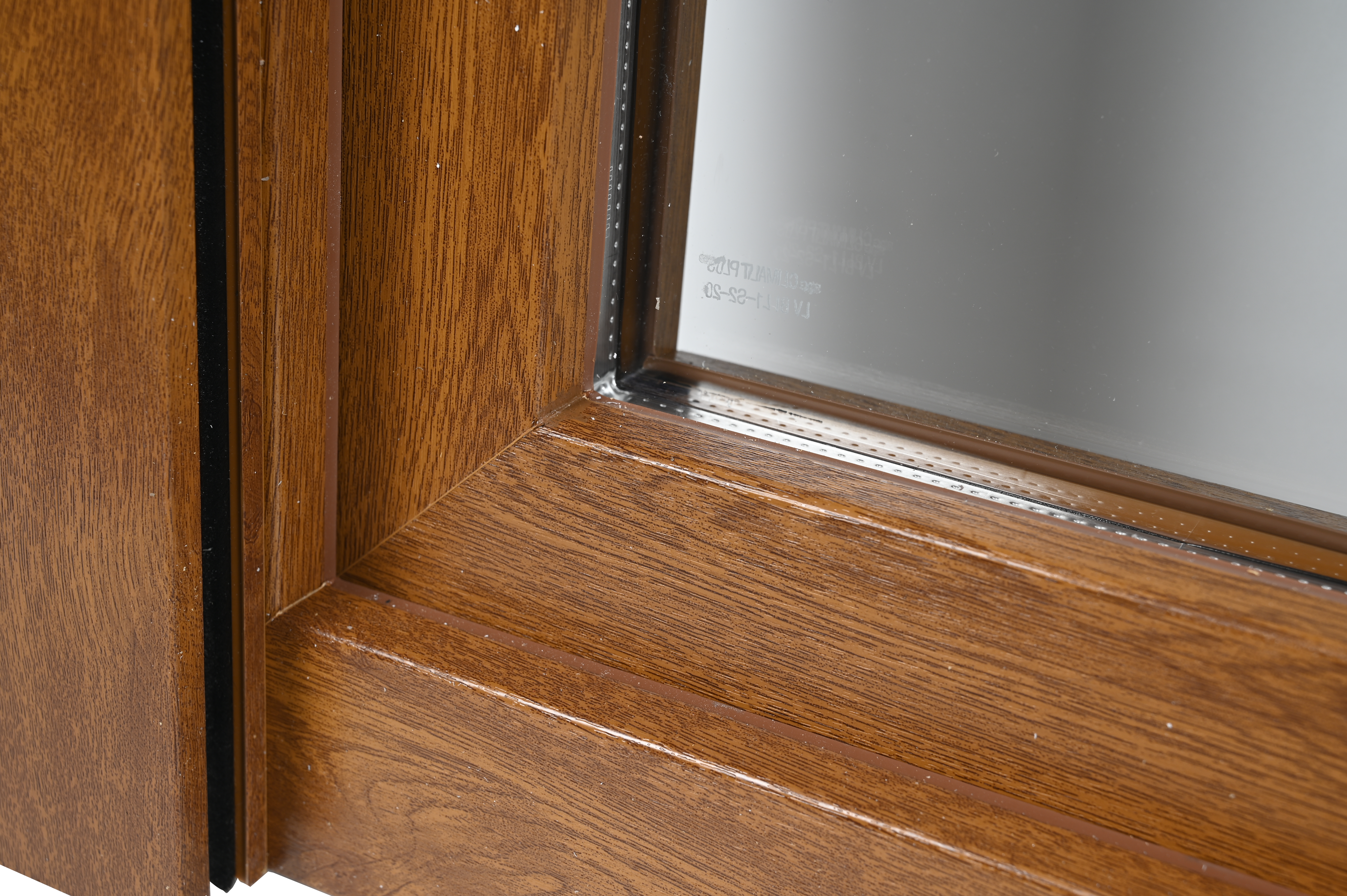 Ventana PVC 100x115cm oscilobatiente roble doble acristalamiento transparente 4/16/4 bajo emisivo con persiana - 7